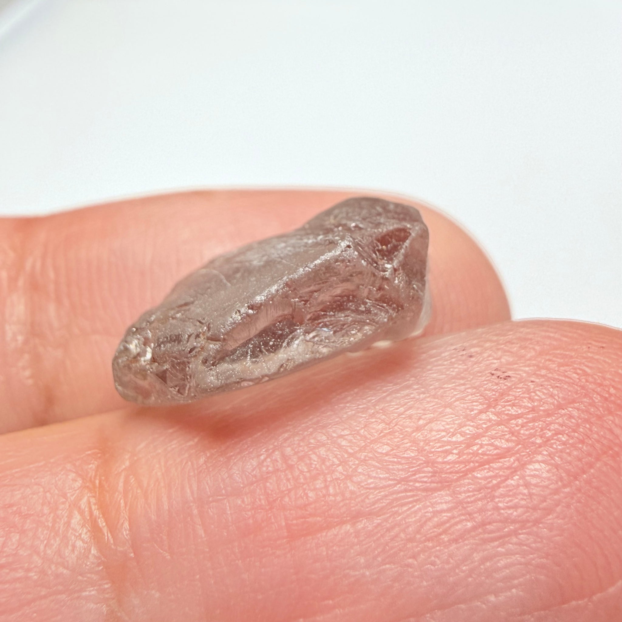 Grey Spinel, 9.52ct, Mozambique, Untreated Unheated, slightly included flat stone