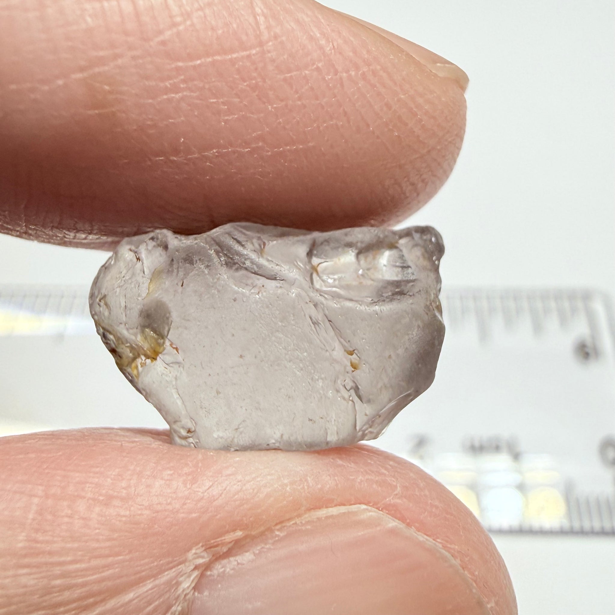Grey Spinel, 9.52ct, Mozambique, Untreated Unheated, slightly included flat stone