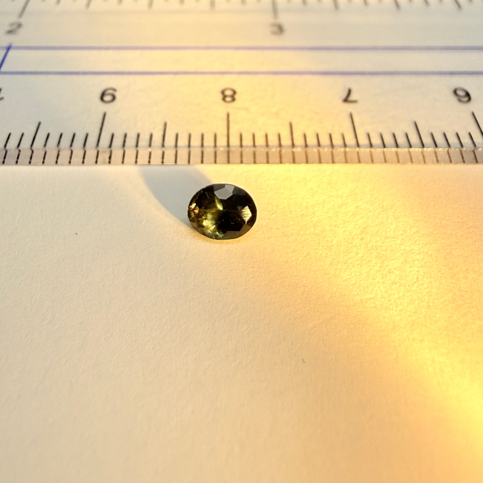 Colour change Garnet, 0.38ct, Tanzania, Untreated Unheated. Very slight colour change