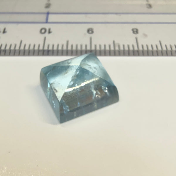 Aquamarine Sugarloaf Cabochon, 8.20ct, Tanzania