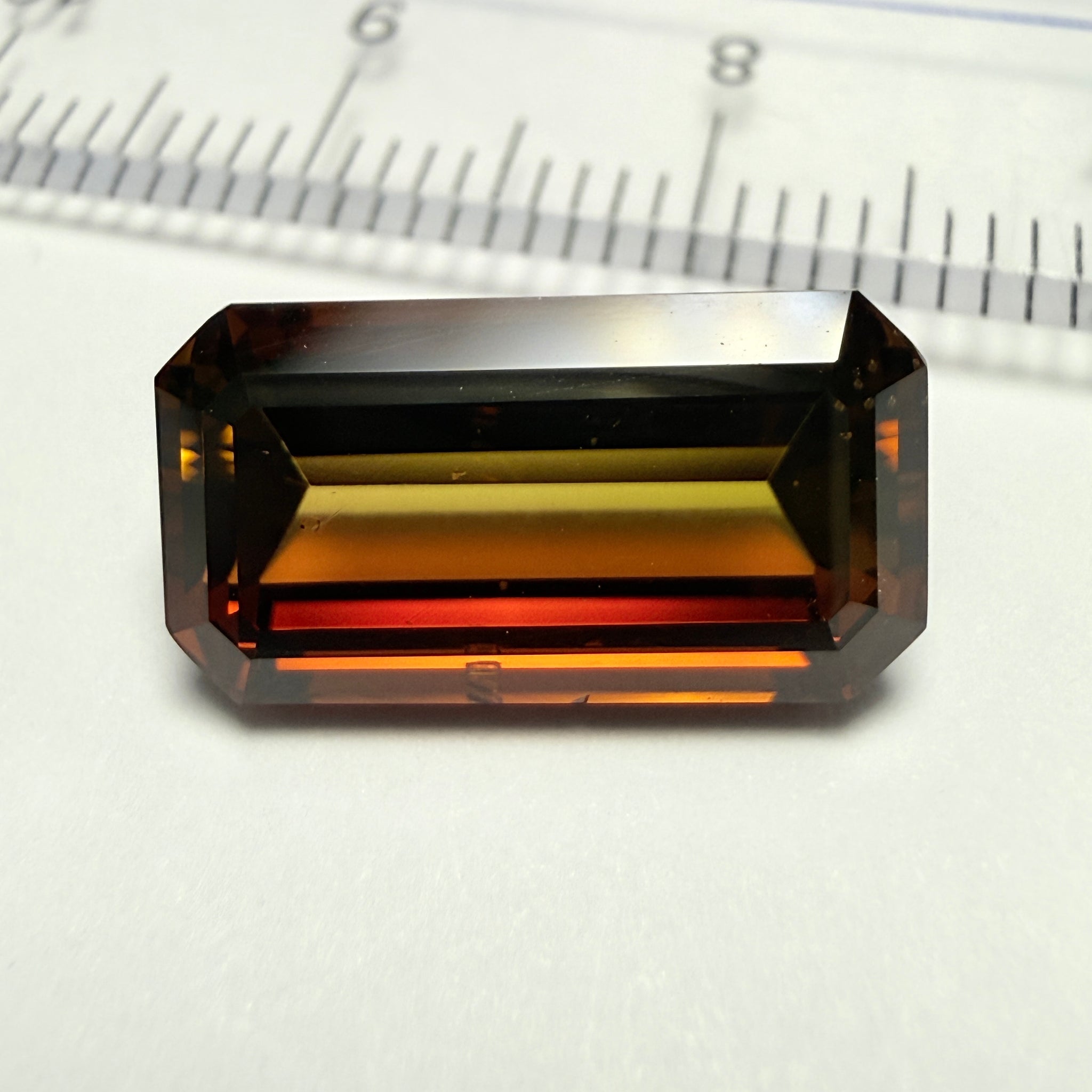Sunset Tourmaline, 6.26ct, Morogoro, Tanzania, Untreated Unheated, native cut