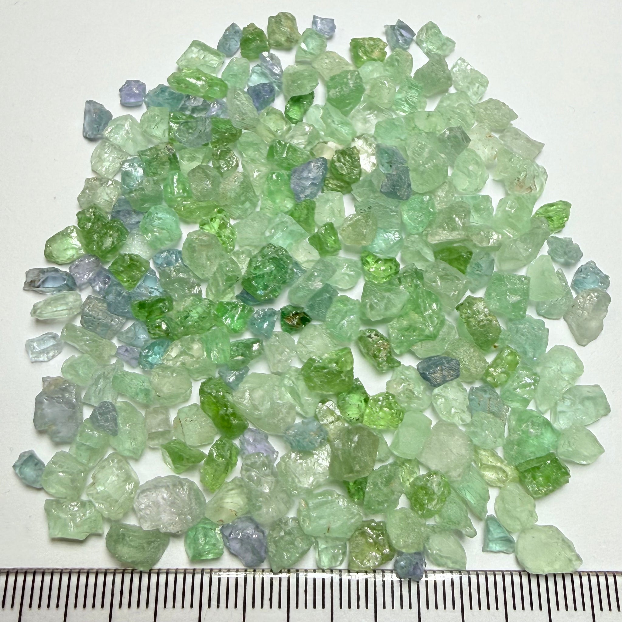 Kornerupine lot, 31.50gm / 157.50ct, Tanzania, Untreated Unheated, small, 0.62ct average