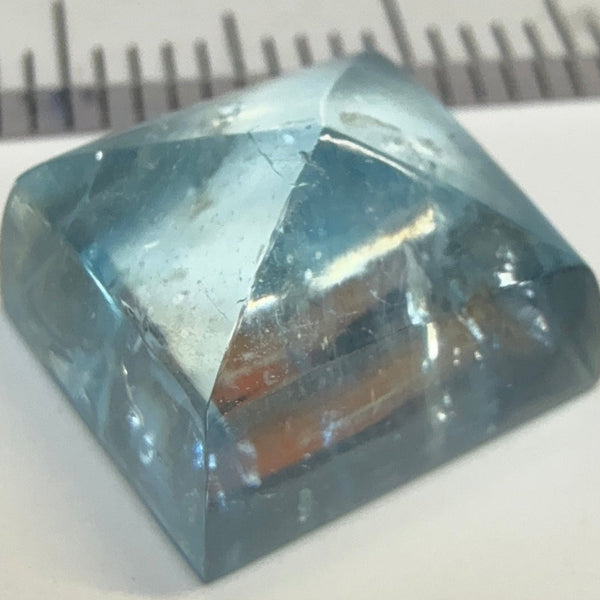 Aquamarine Sugarloaf Cabochon, 8.20ct, Tanzania