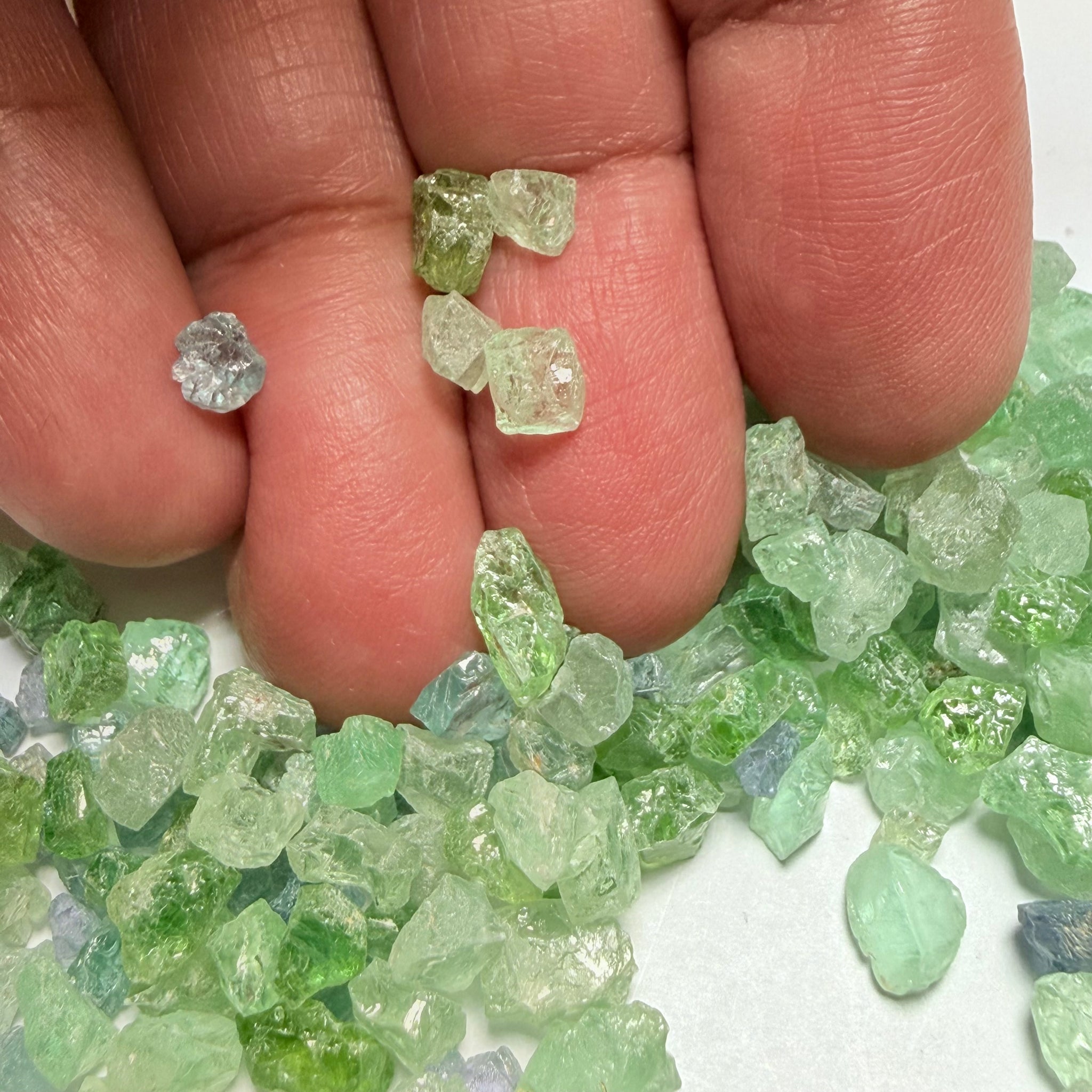 Kornerupine lot, 31.50gm / 157.50ct, Tanzania, Untreated Unheated, small, 0.62ct average