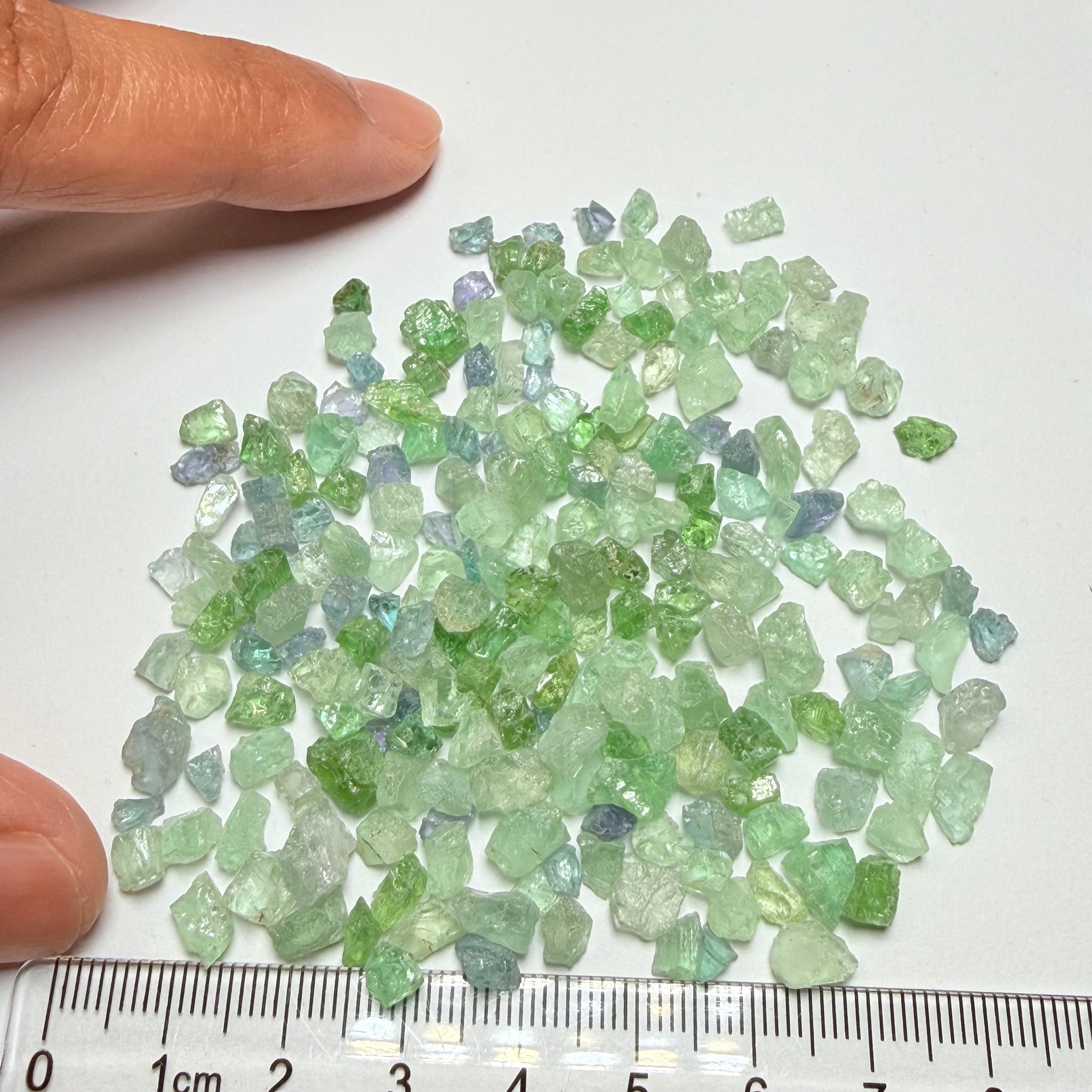 Kornerupine lot, 31.50gm / 157.50ct, Tanzania, Untreated Unheated, small, 0.62ct average