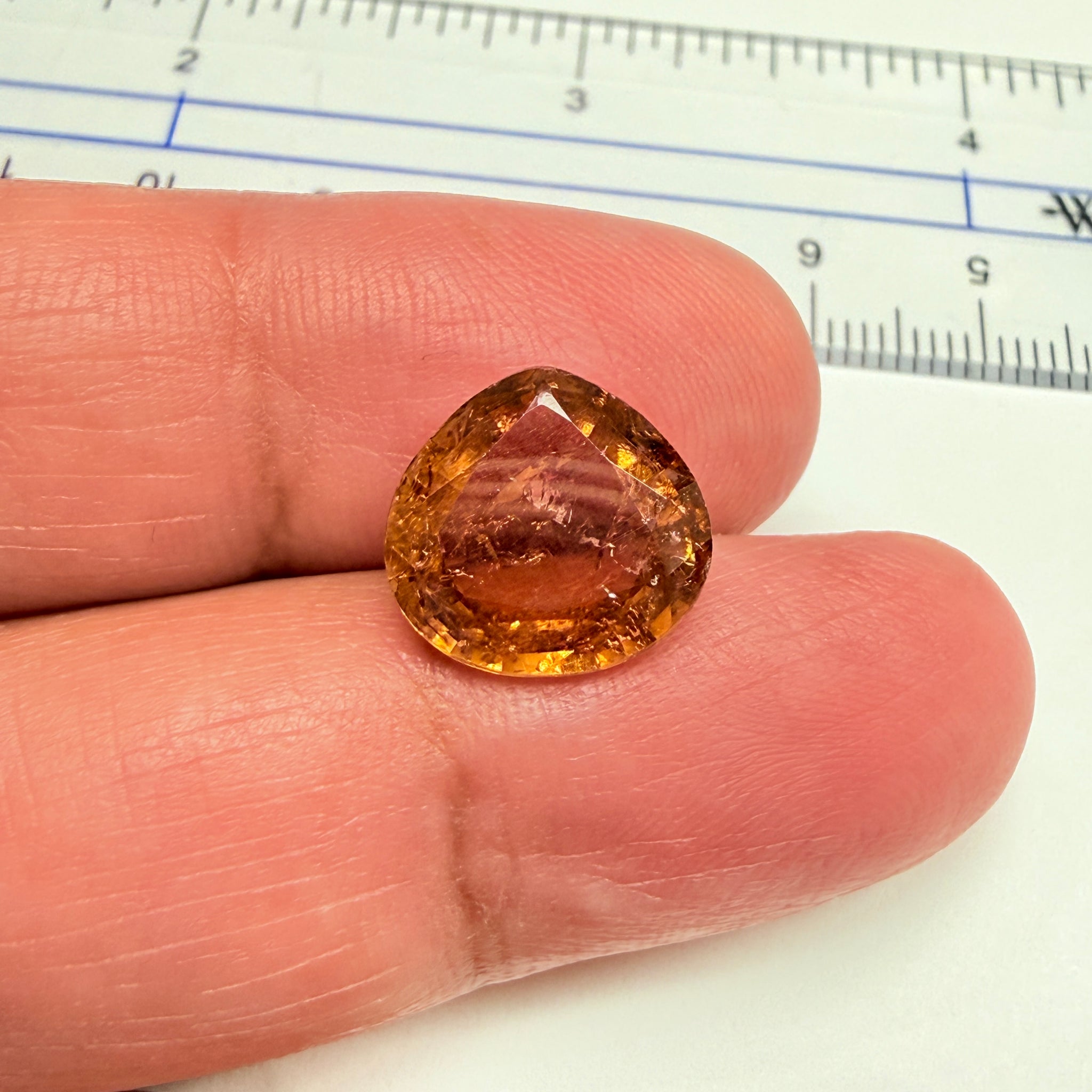 Tourmaline, 5.37ct, Congo, Unheated Untreated, native cut