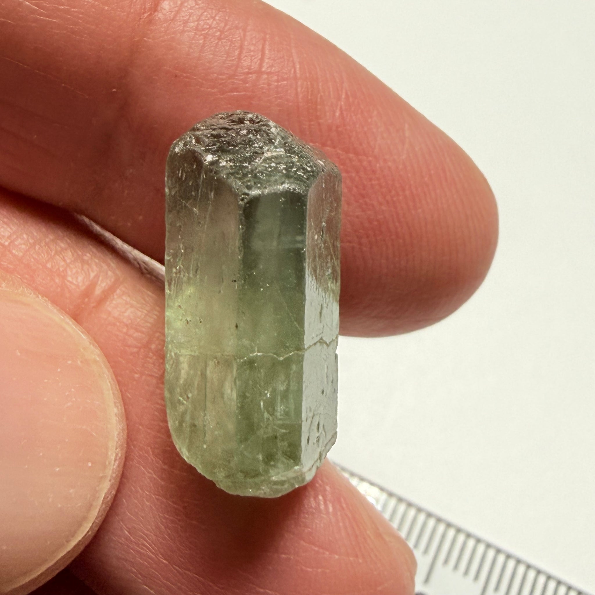 Apatite Crystal, 15.76ct, Tanzania, Untreated Unheated