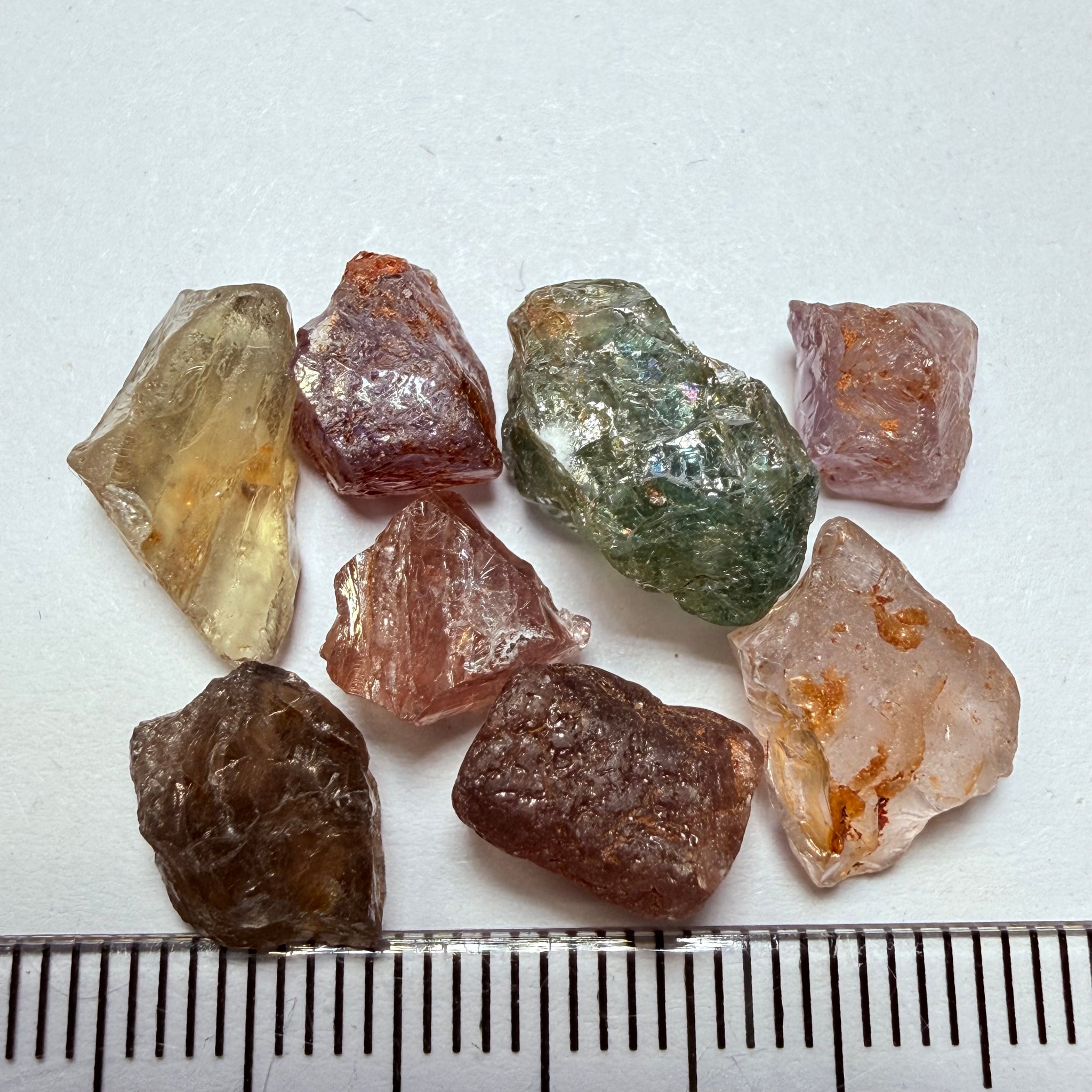 Umba Sapphire Lot, 35.96ct, Umba Valley, Tanzania, Untreated Unheated, moderately to heavily included