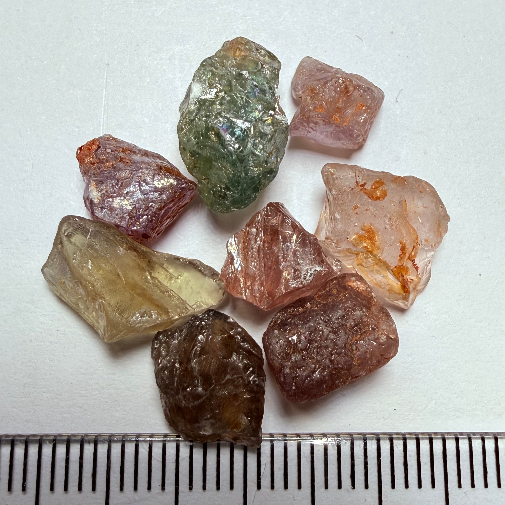 Umba Sapphire Lot, 35.96ct, Umba Valley, Tanzania, Untreated Unheated, moderately to heavily included