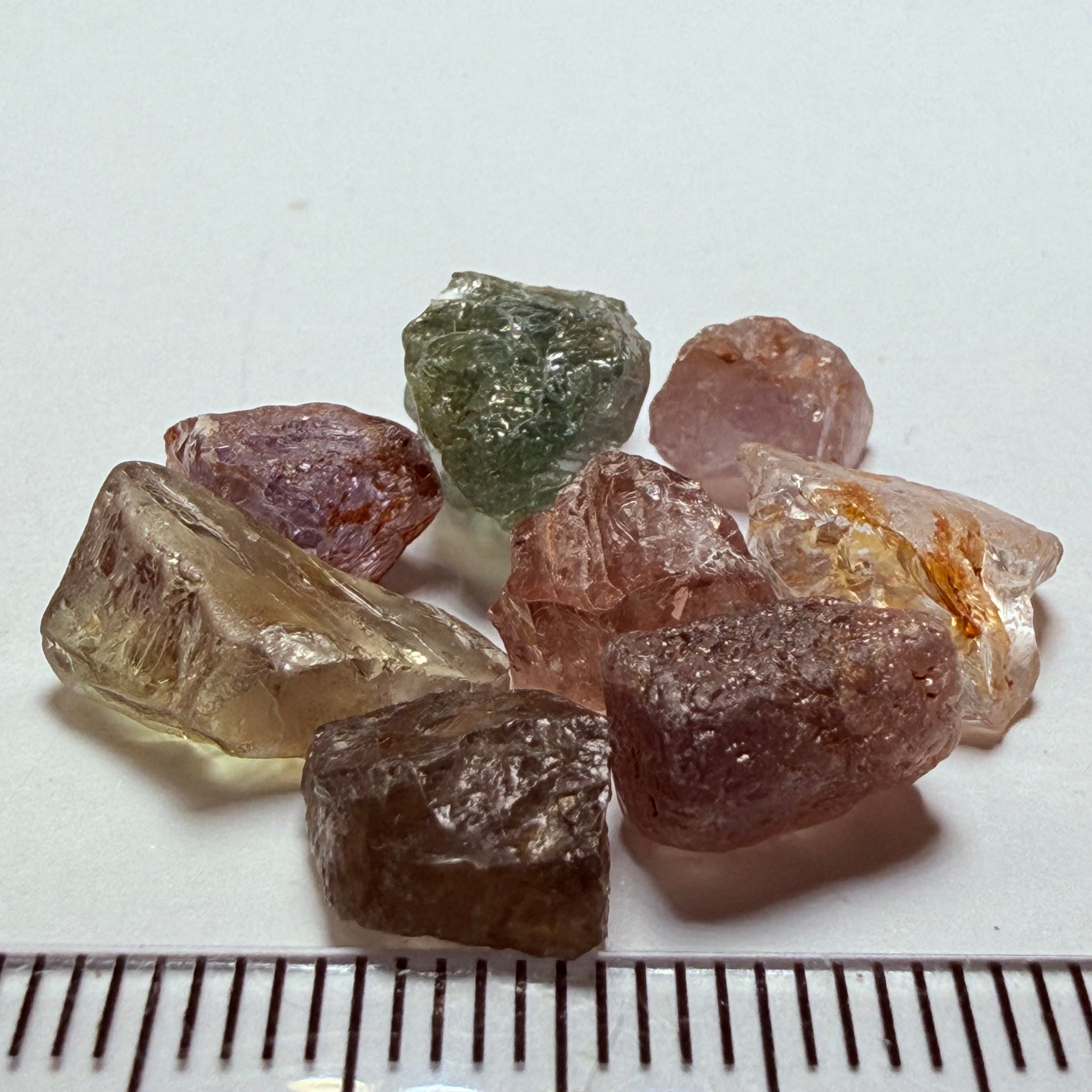 Umba Sapphire Lot, 35.96ct, Umba Valley, Tanzania, Untreated Unheated, moderately to heavily included