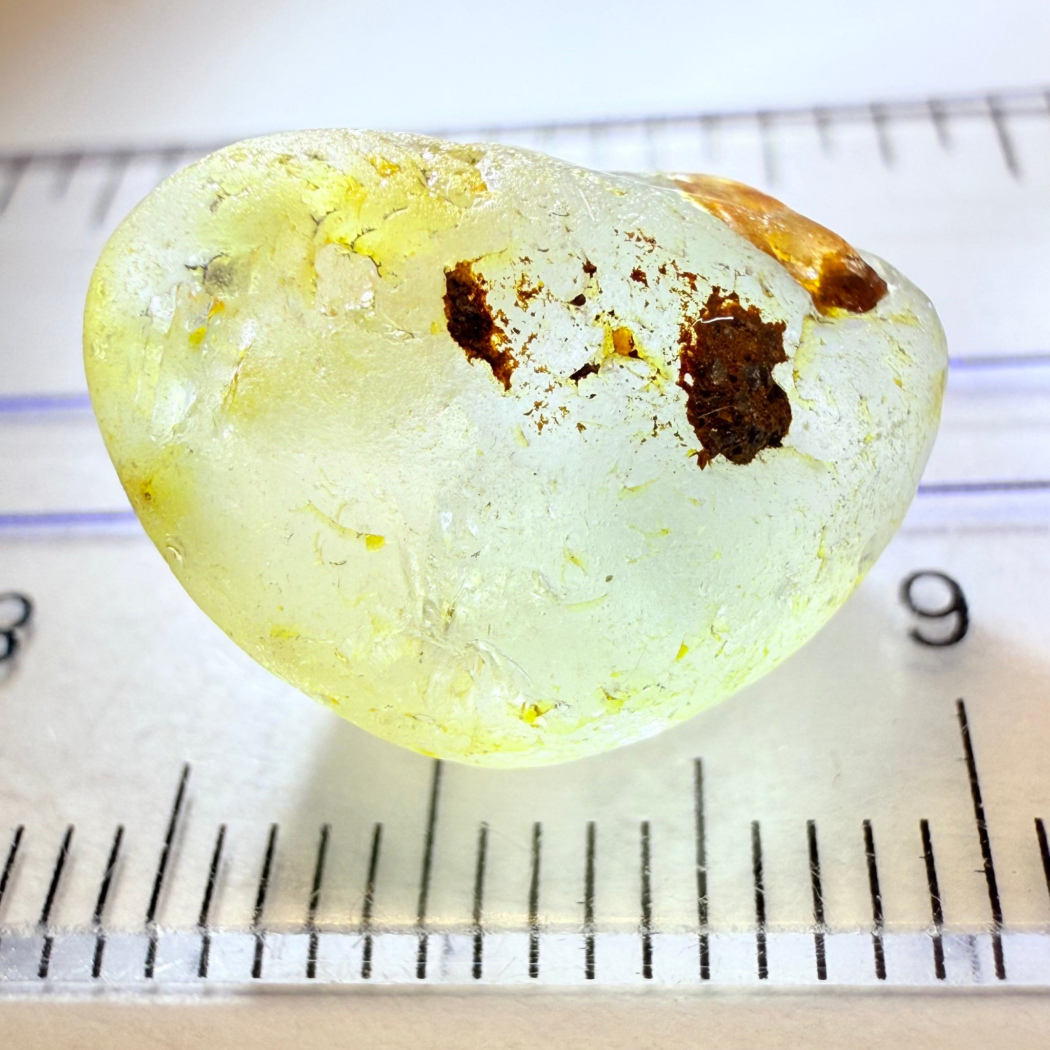 Topaz, 13.29ct, Tanzania, Untreated Unheated, slightly included