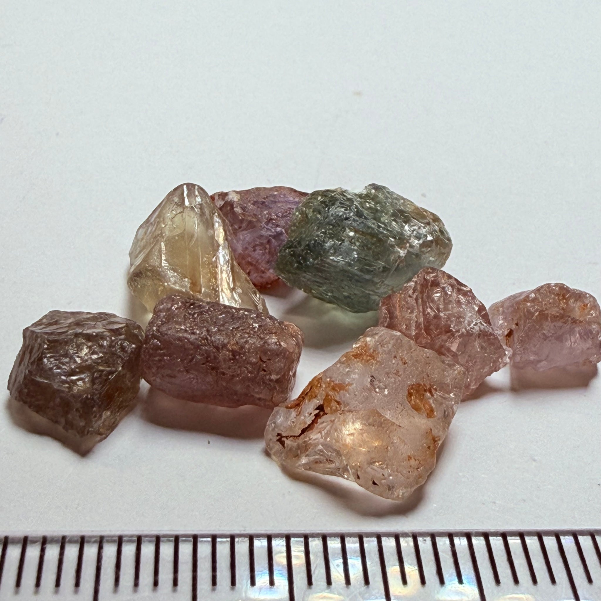 Umba Sapphire Lot, 35.96ct, Umba Valley, Tanzania, Untreated Unheated, moderately to heavily included