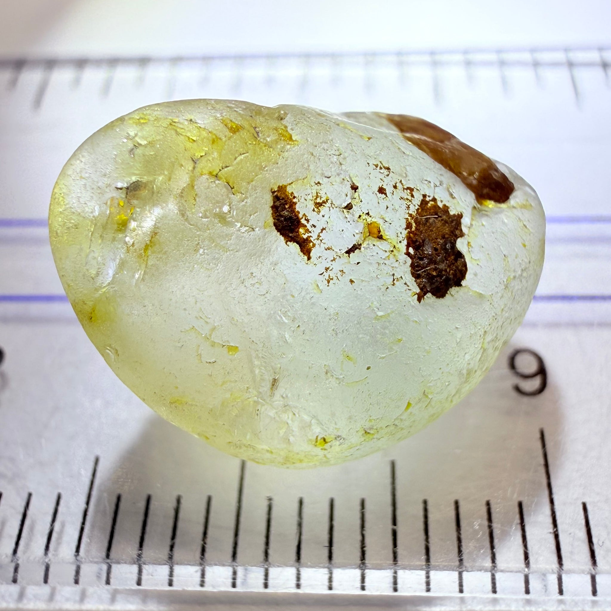 Topaz, 13.29ct, Tanzania, Untreated Unheated, slightly included