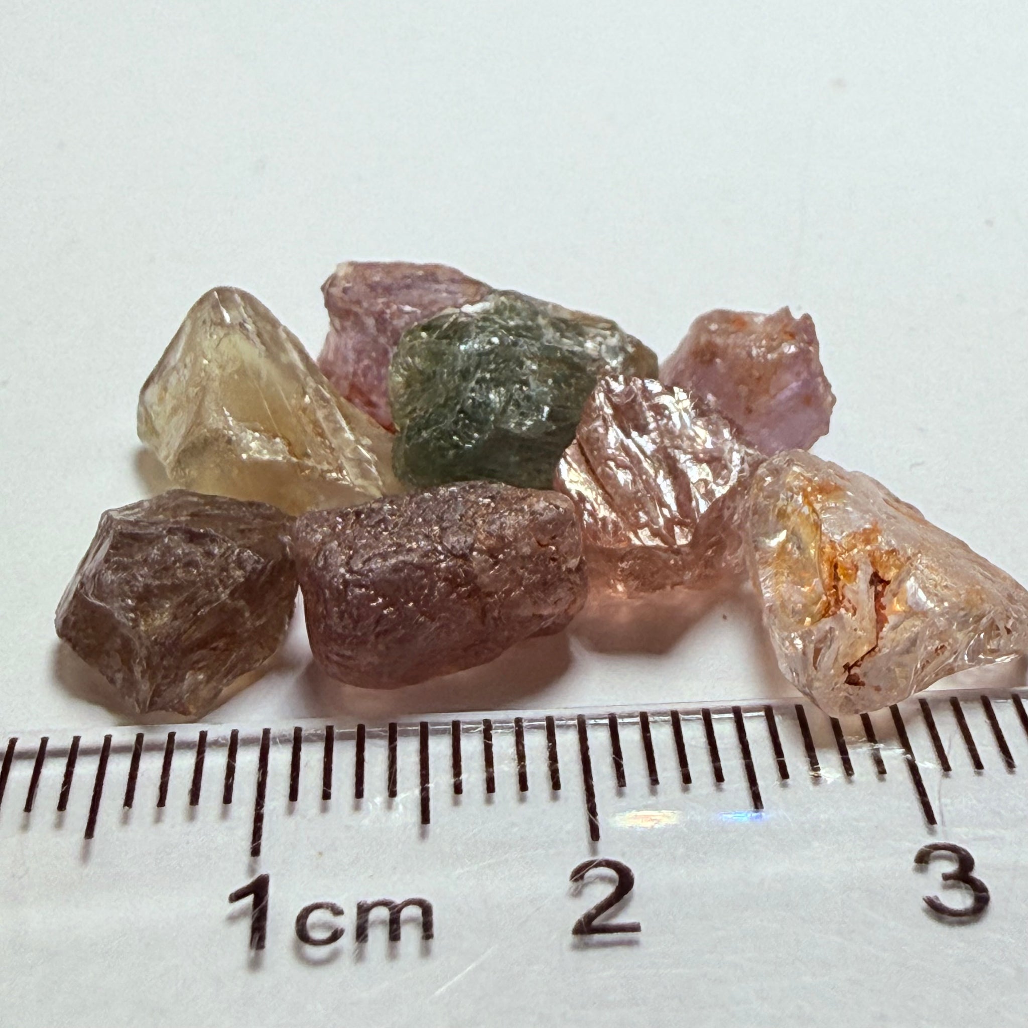 Umba Sapphire Lot, 35.96ct, Umba Valley, Tanzania, Untreated Unheated, moderately to heavily included