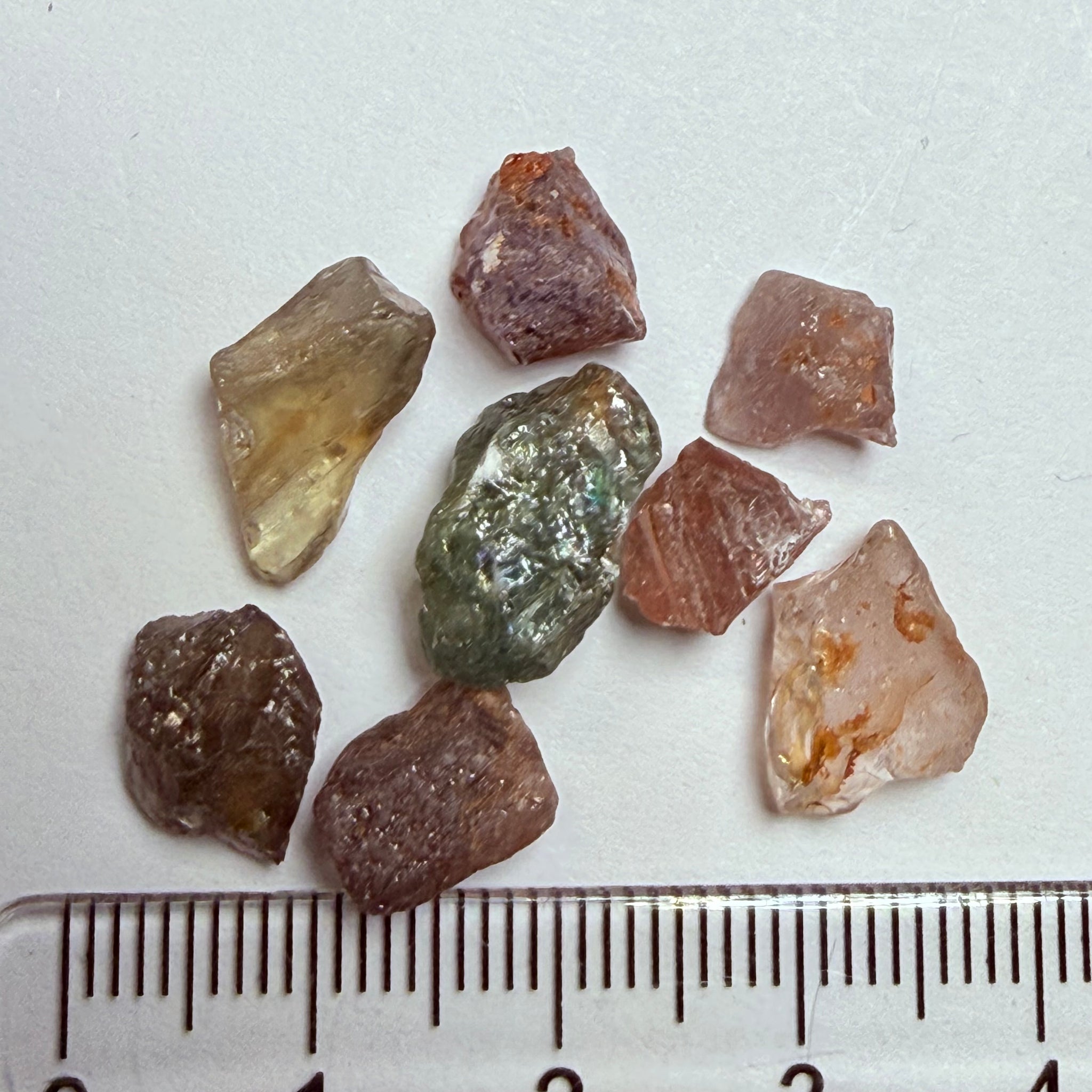 Umba Sapphire Lot, 35.96ct, Umba Valley, Tanzania, Untreated Unheated, moderately to heavily included