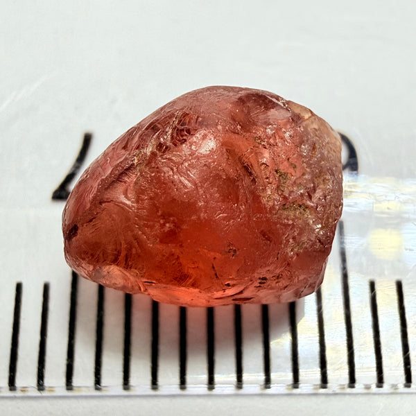 Malaya Garnet, 3.85ct, Tanzania, Untreated Unheated, Si