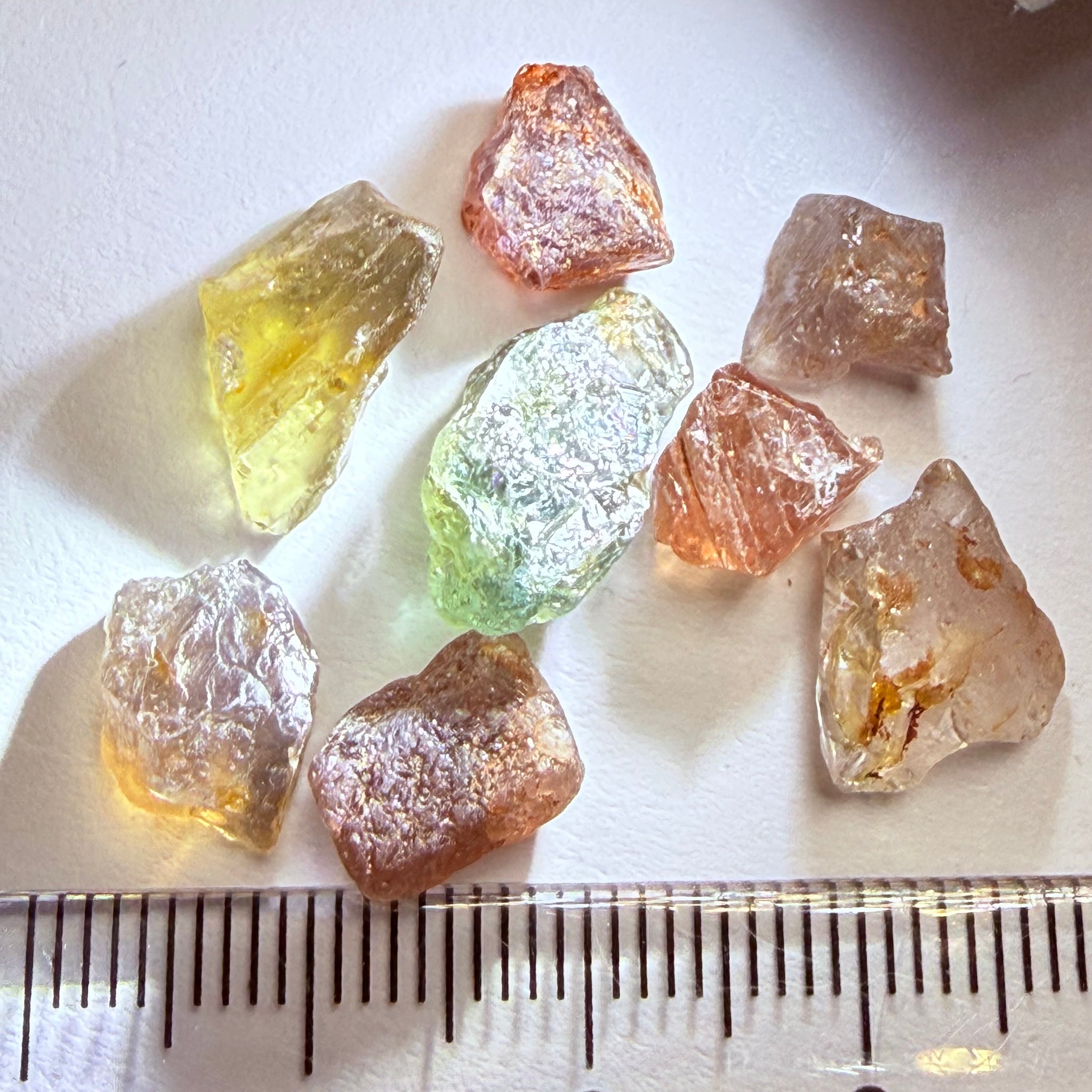 Umba Sapphire Lot, 35.96ct, Umba Valley, Tanzania, Untreated Unheated, moderately to heavily included