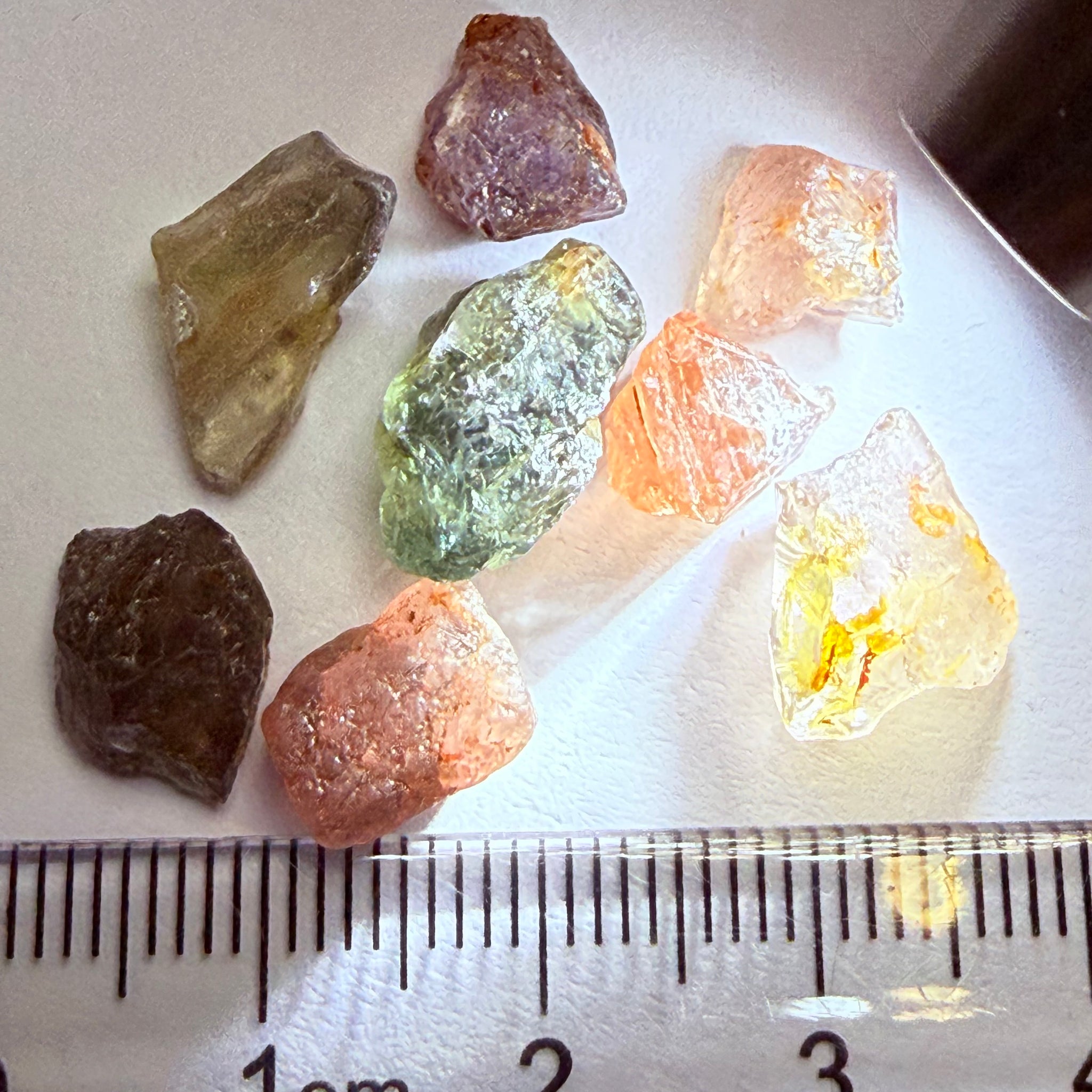 Umba Sapphire Lot, 35.96ct, Umba Valley, Tanzania, Untreated Unheated, moderately to heavily included