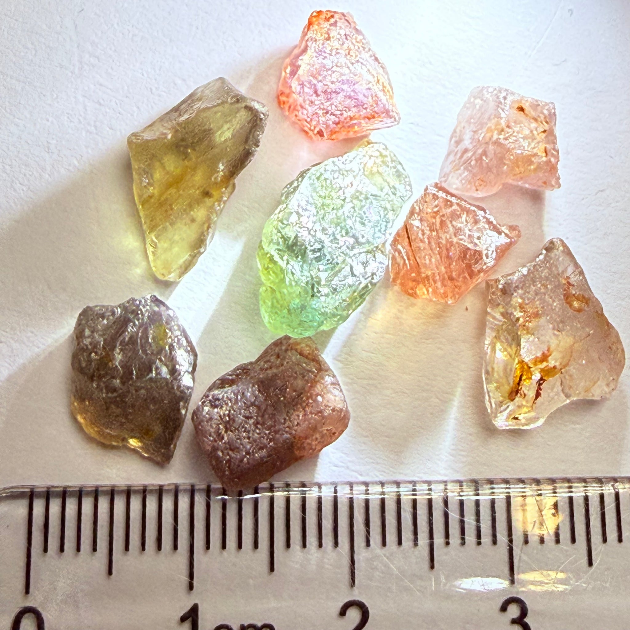 Umba Sapphire Lot, 35.96ct, Umba Valley, Tanzania, Untreated Unheated, moderately to heavily included