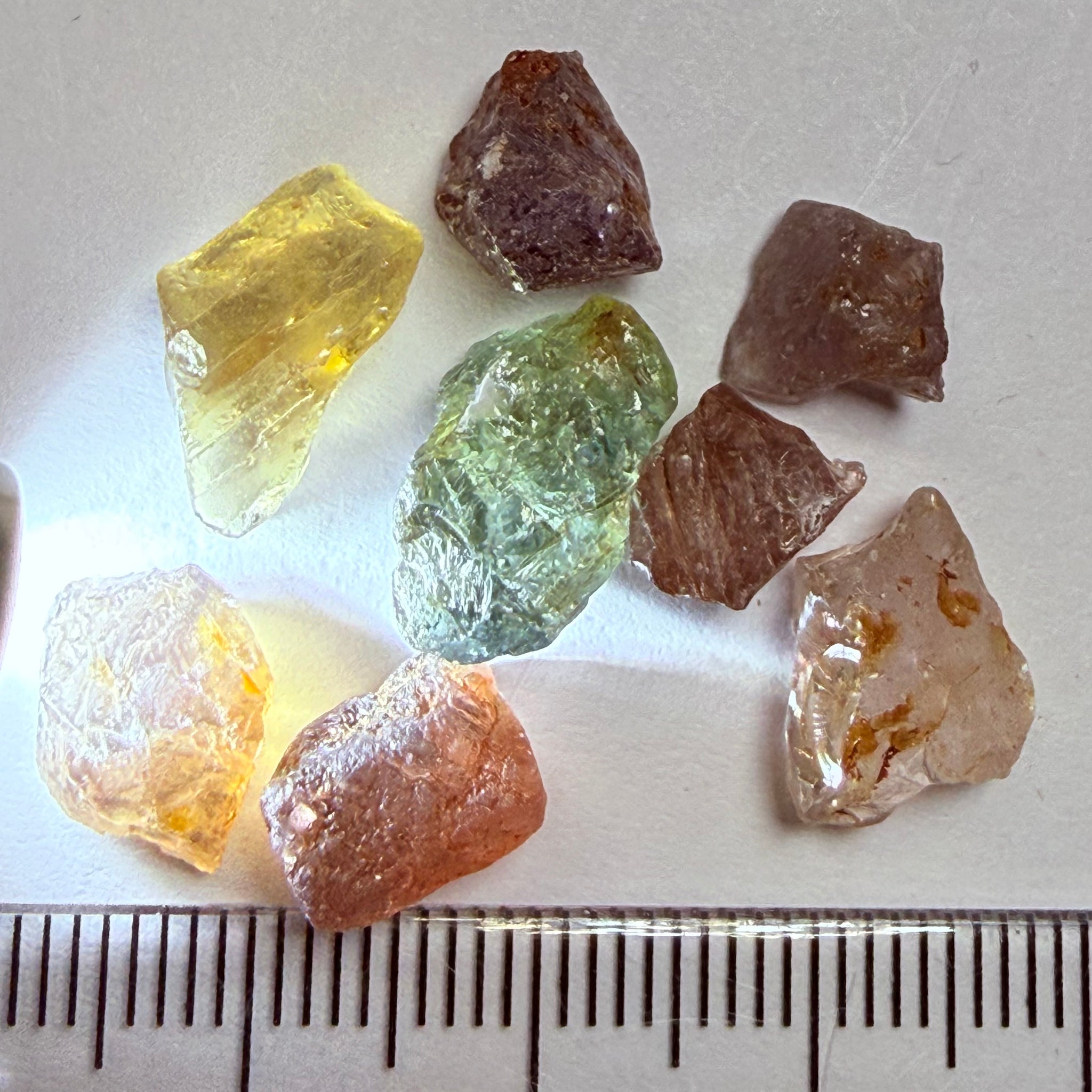 Umba Sapphire Lot, 35.96ct, Umba Valley, Tanzania, Untreated Unheated, moderately to heavily included