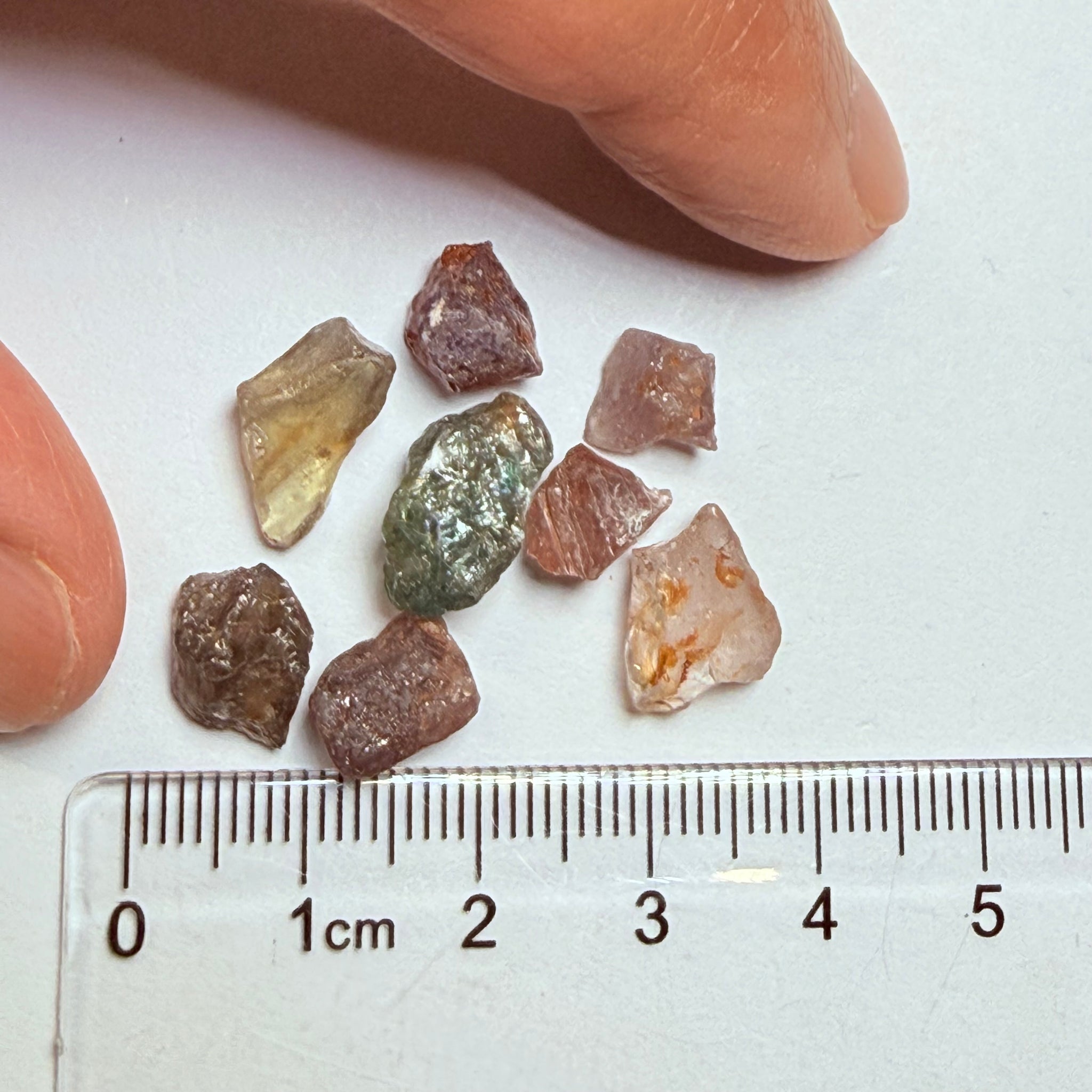 Umba Sapphire Lot, 35.96ct, Umba Valley, Tanzania, Untreated Unheated, moderately to heavily included