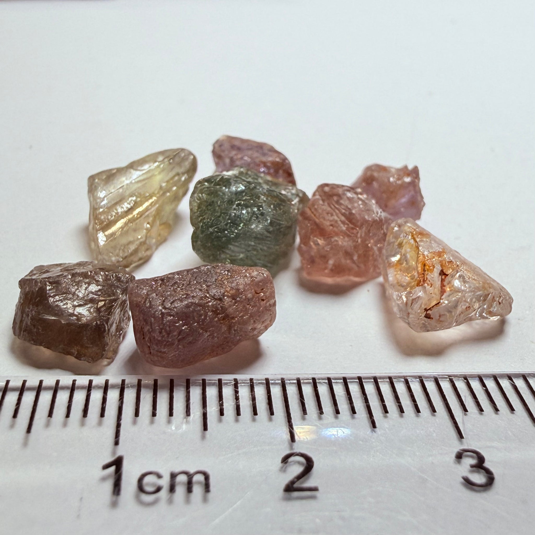 Umba Sapphire Lot, 35.96ct, Umba Valley, Tanzania, Untreated Unheated, moderately to heavily included