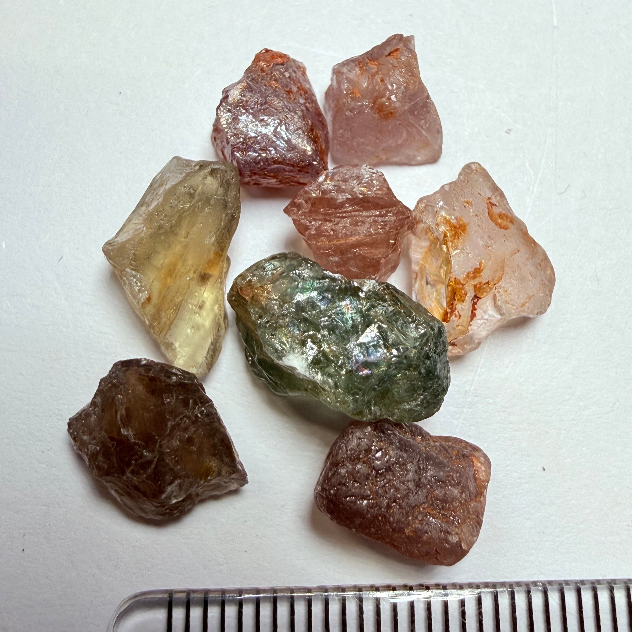 Umba Sapphire Lot, 35.96ct, Umba Valley, Tanzania, Untreated Unheated, moderately to heavily included