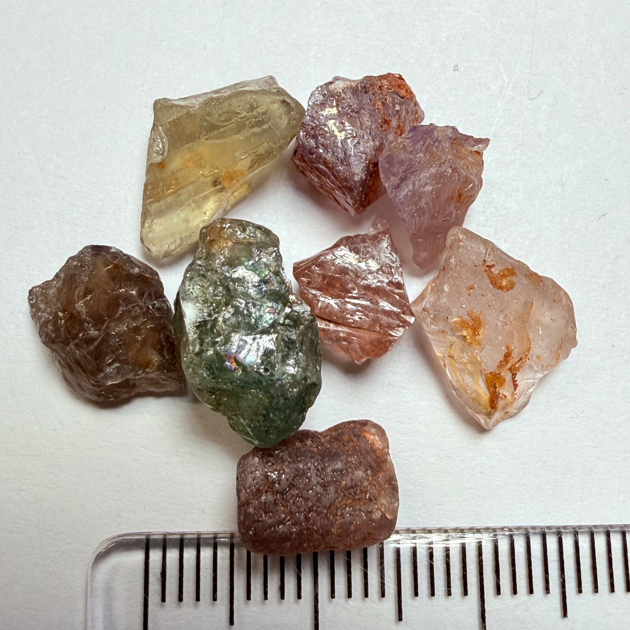 Umba Sapphire Lot, 35.96ct, Umba Valley, Tanzania, Untreated Unheated, moderately to heavily included
