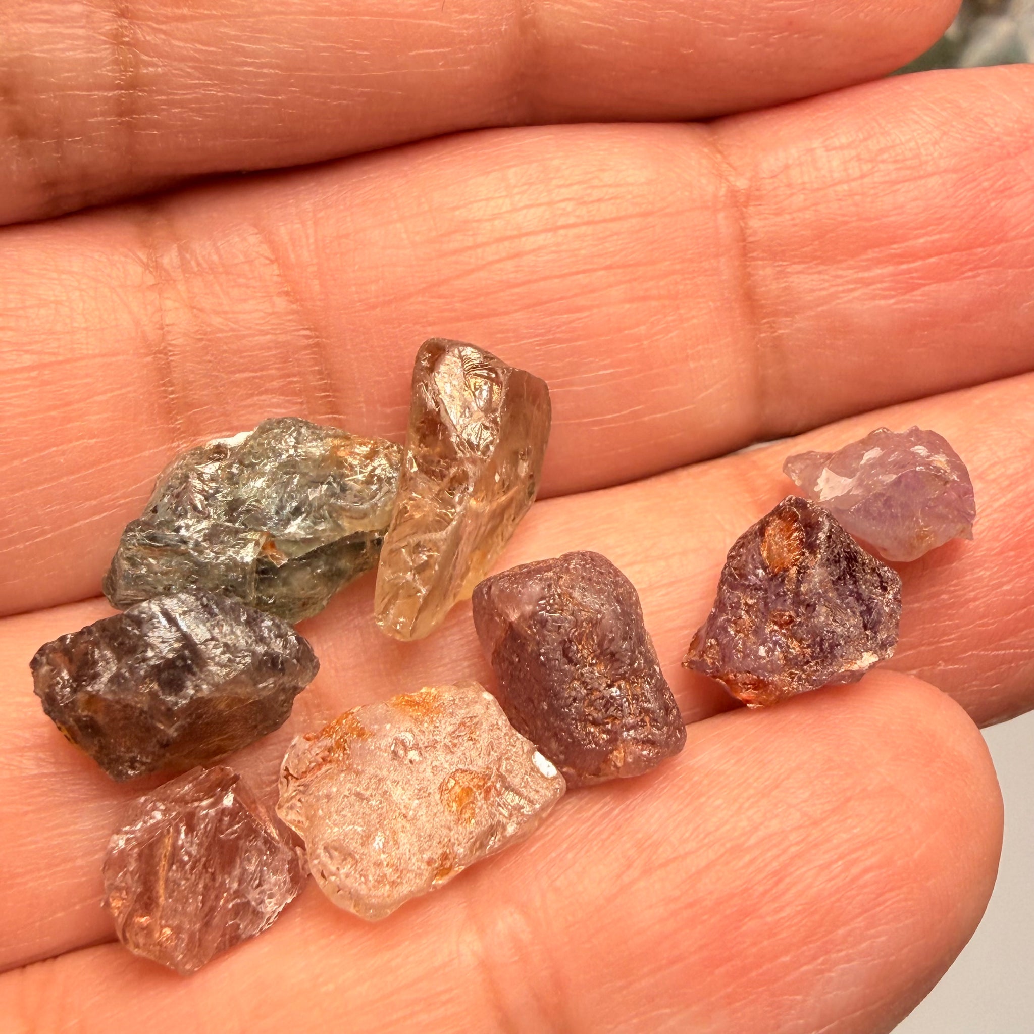 Umba Sapphire Lot, 35.96ct, Umba Valley, Tanzania, Untreated Unheated, moderately to heavily included