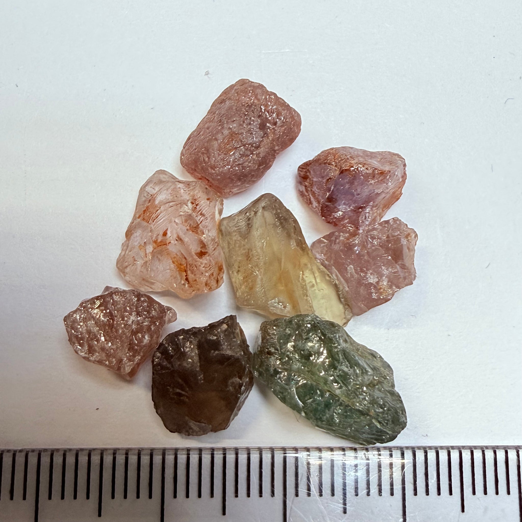 Umba Sapphire Lot, 35.96ct, Umba Valley, Tanzania, Untreated Unheated, moderately to heavily included