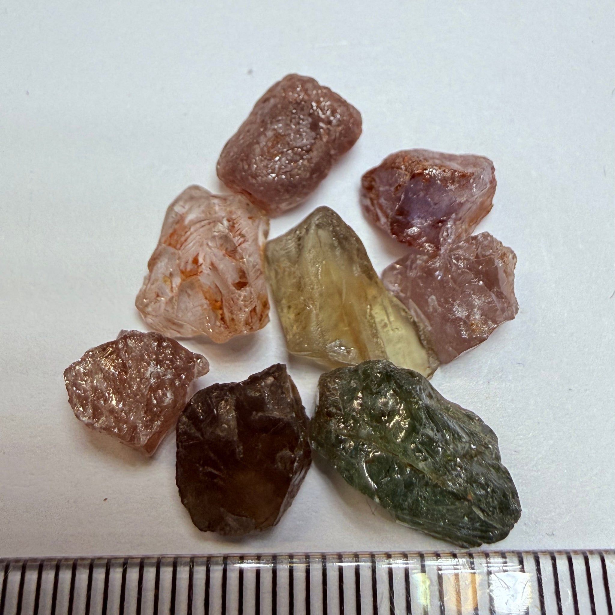 Umba Sapphire Lot, 35.96ct, Umba Valley, Tanzania, Untreated Unheated, moderately to heavily included