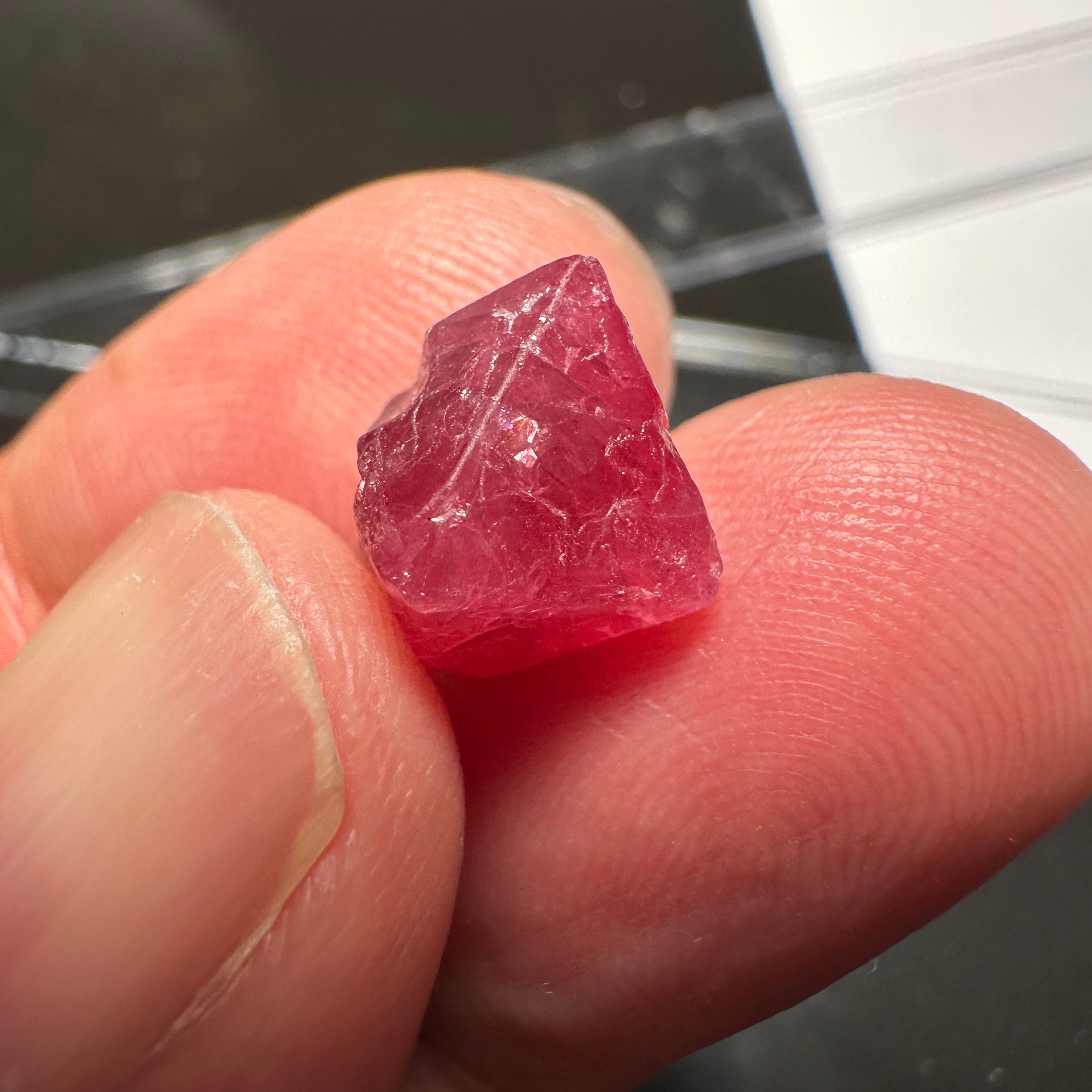 7.72ct Mahenge Spinel Crystal, Tanzania. Untreated Unheated