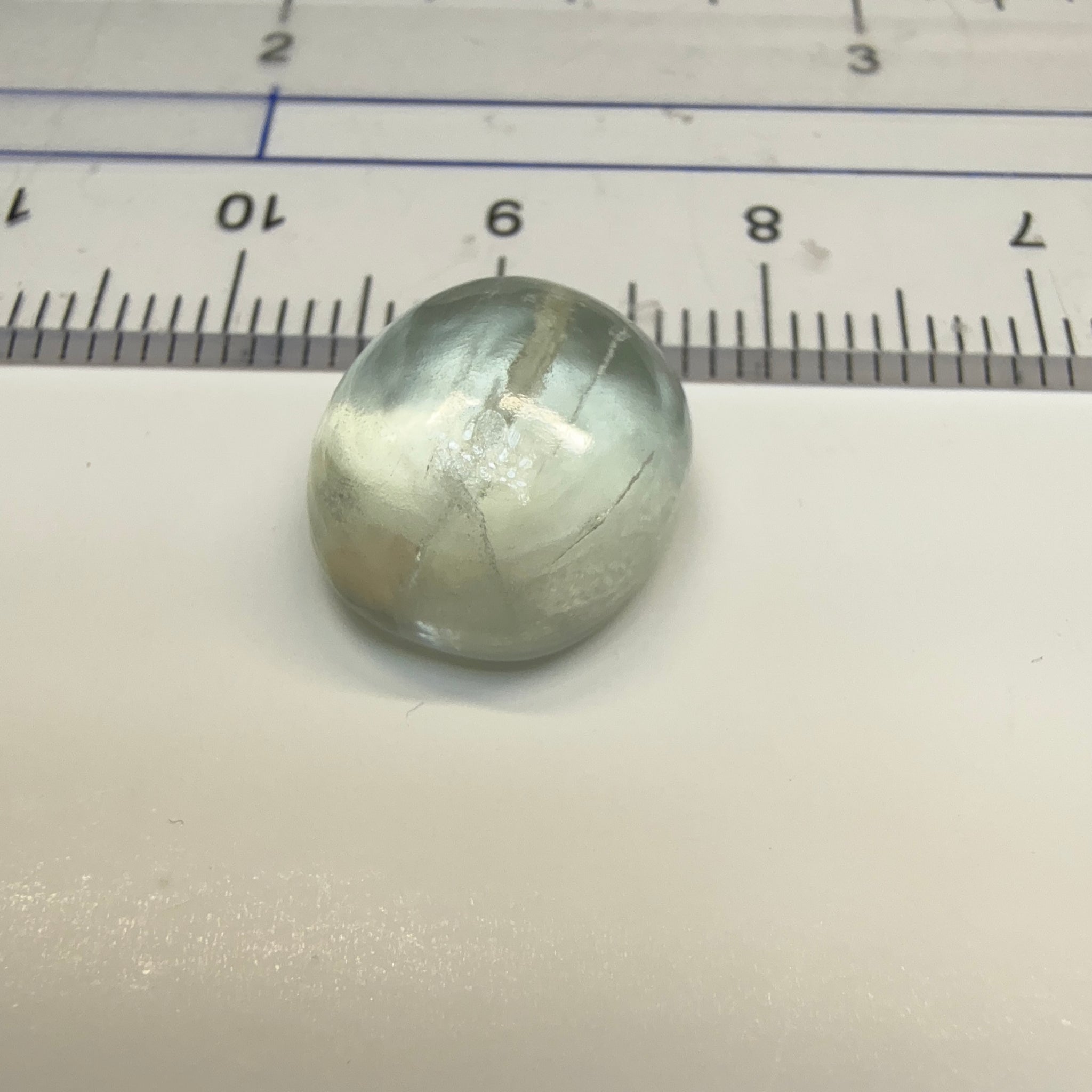 Aquamarine Cabochon, 10.40ct, Zambia, Unheated Untreated