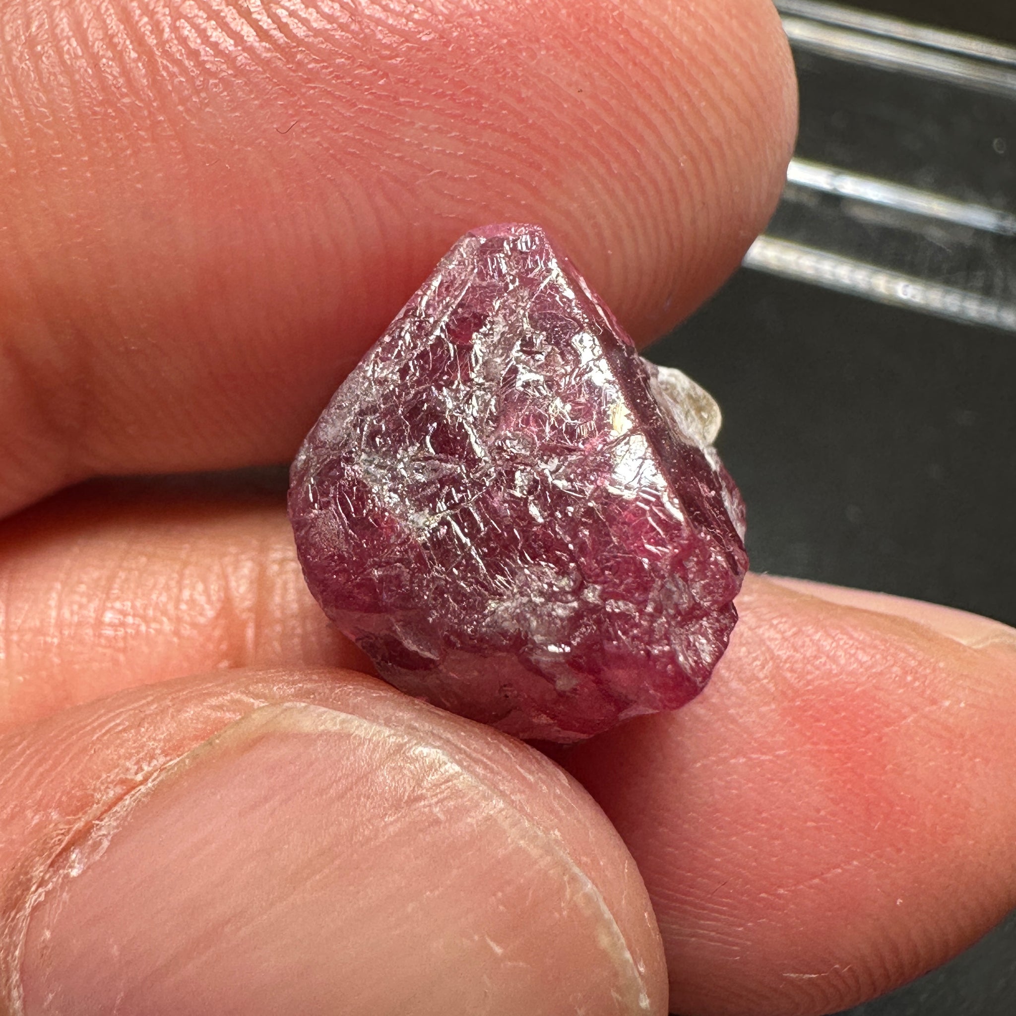 Mahenge Spinel Crystal, 14.96ct, Tanzania. Untreated Unheated