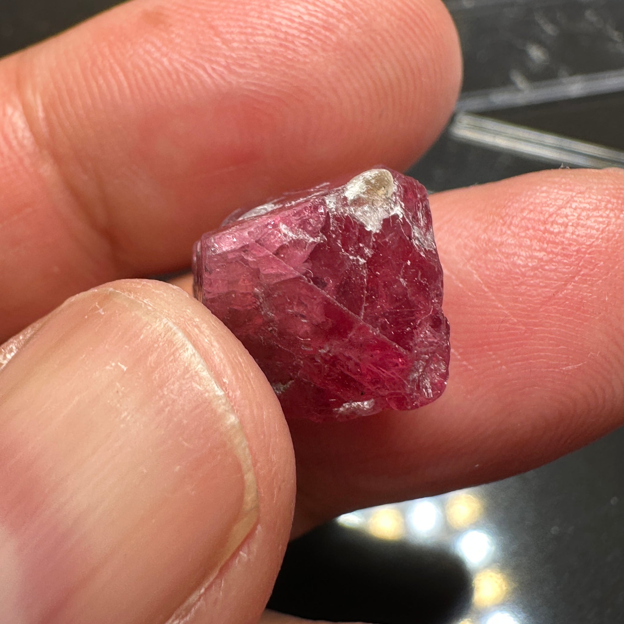 Mahenge Spinel Crystal, 14.96ct, Tanzania. Untreated Unheated