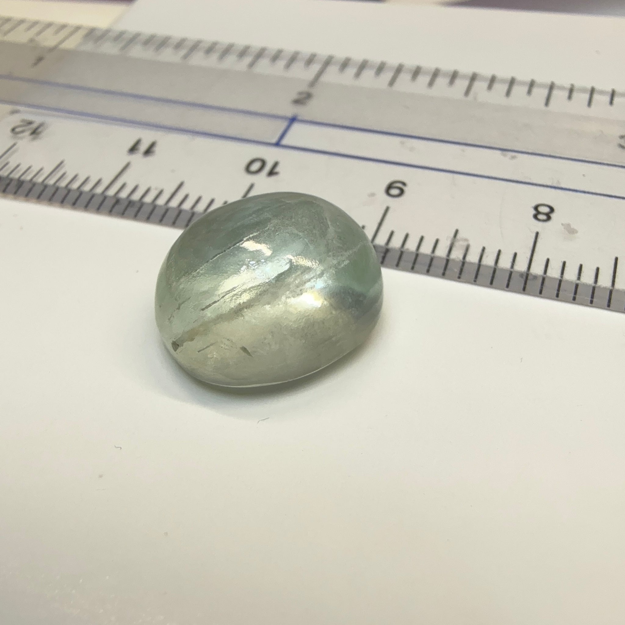 Aquamarine Cabochon, 10.40ct, Zambia, Unheated Untreated