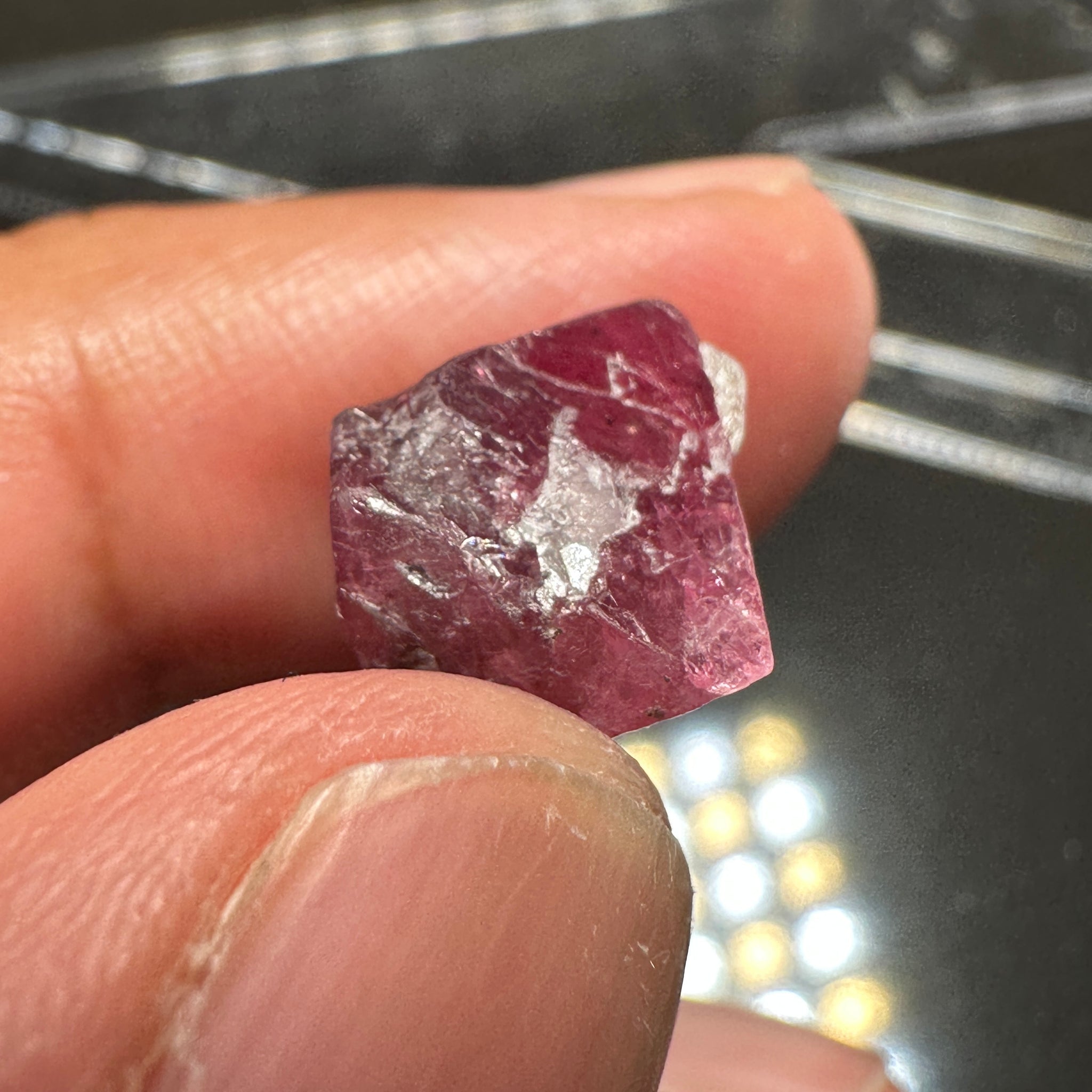 Mahenge Spinel Crystal, 14.96ct, Tanzania. Untreated Unheated