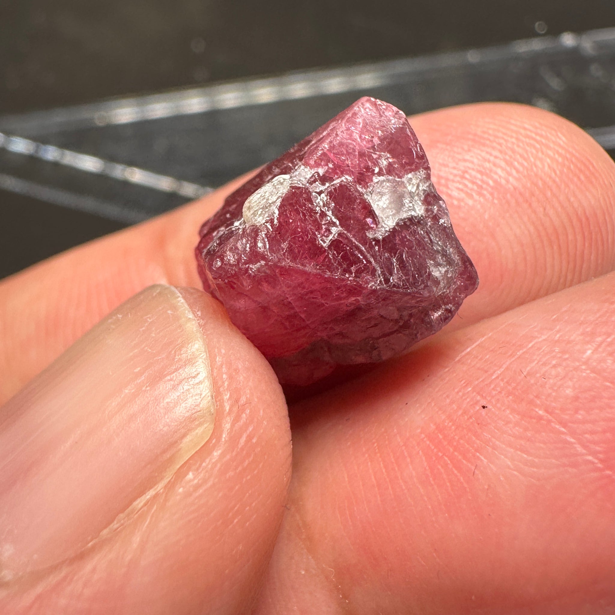 Mahenge Spinel Crystal, 14.96ct, Tanzania. Untreated Unheated