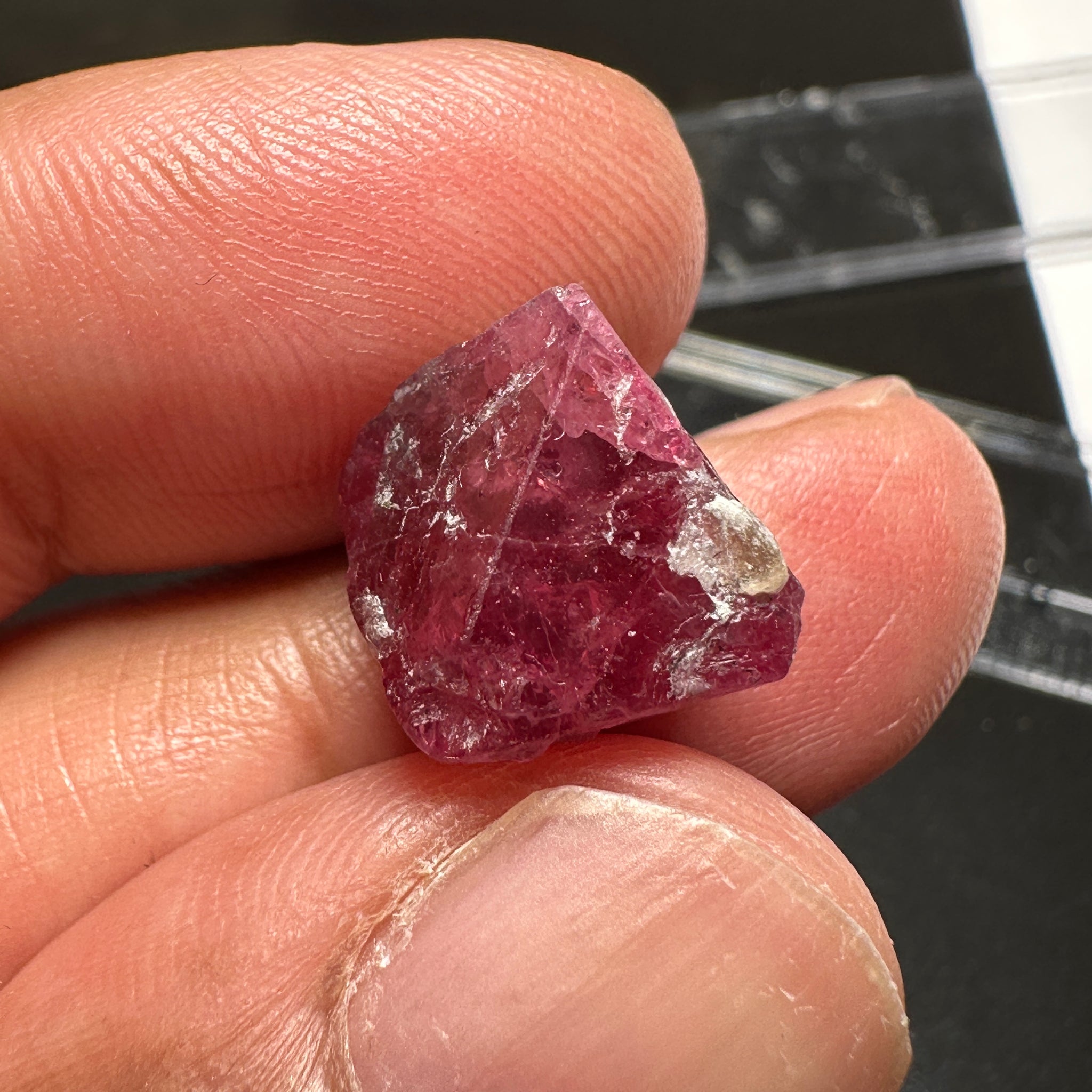 Mahenge Spinel Crystal, 14.96ct, Tanzania. Untreated Unheated