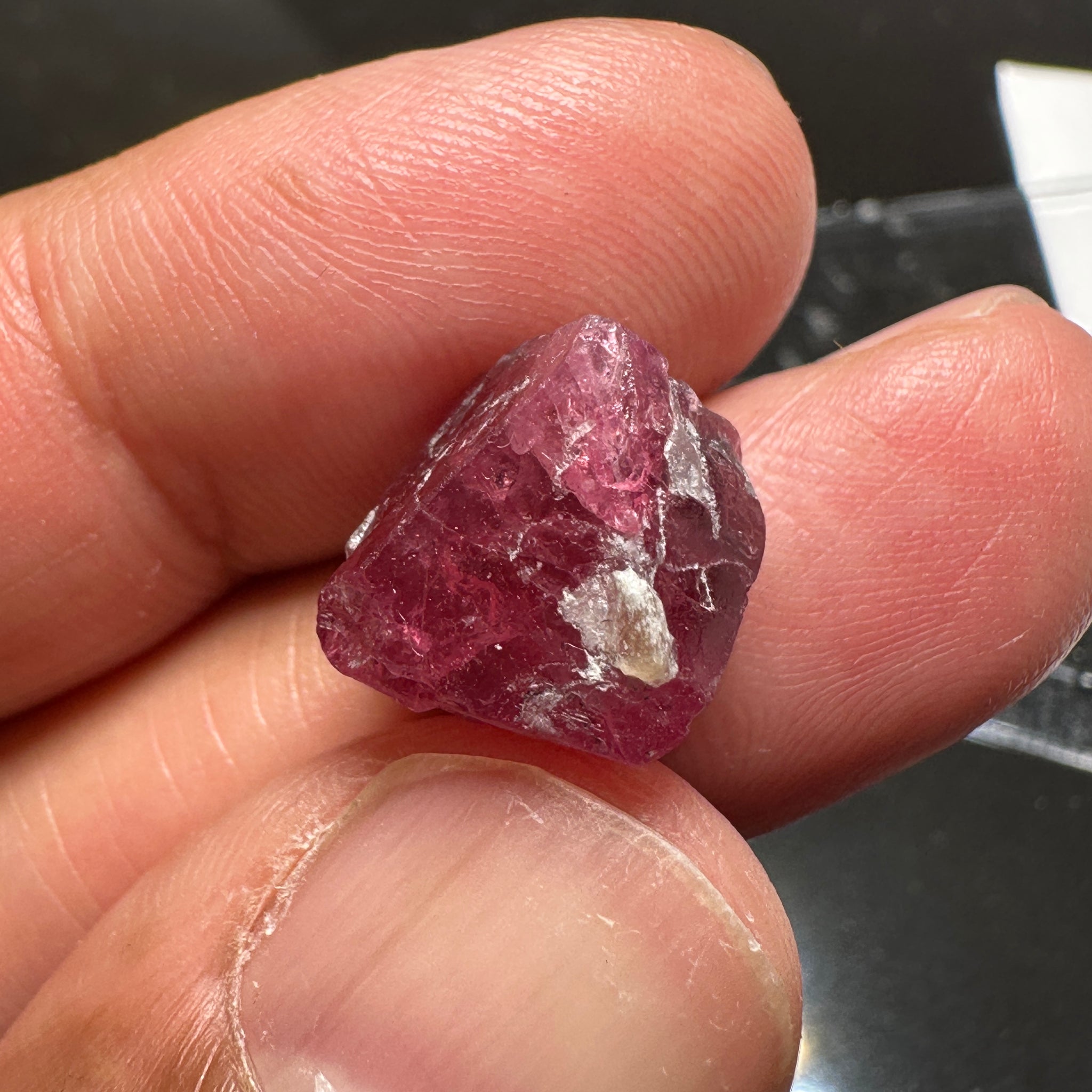 Mahenge Spinel Crystal, 14.96ct, Tanzania. Untreated Unheated