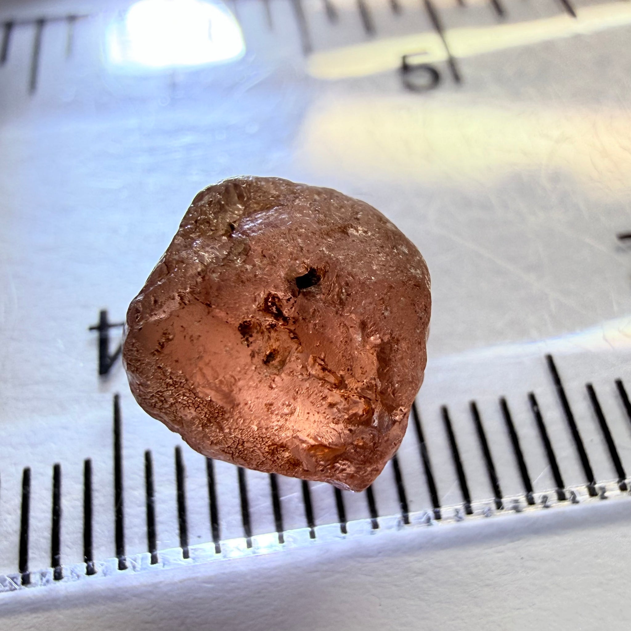 Malaya Garnet, 6.32ct, Tanzania, Untreated Unheated, vvs