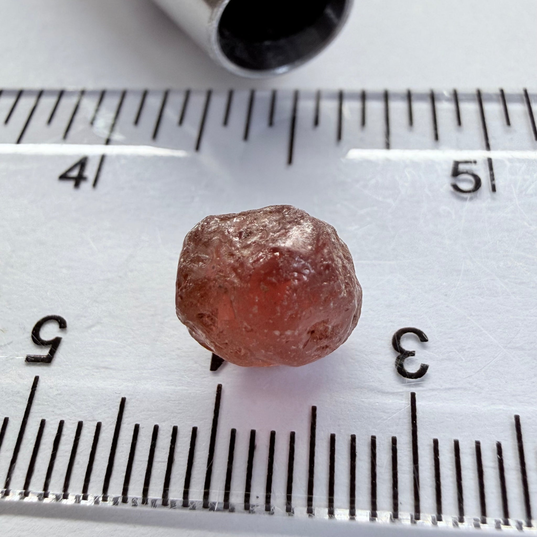 Malaya Garnet, 6.32ct, Tanzania, Untreated Unheated, vvs