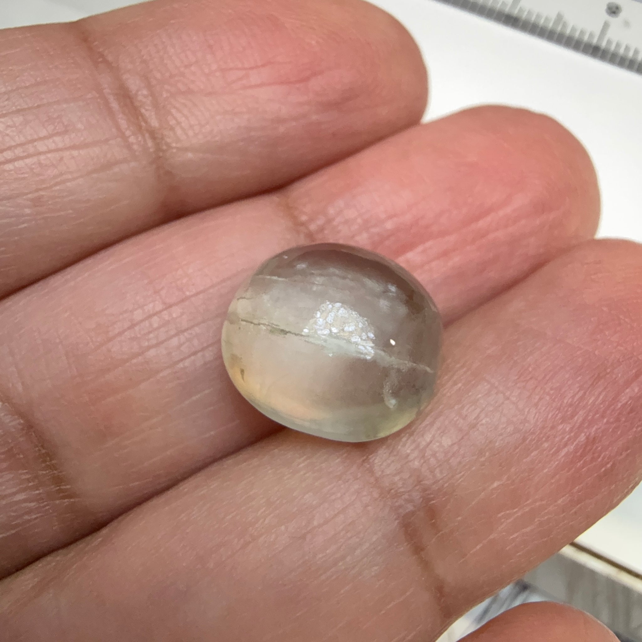 Aquamarine Cabochon, 10.40ct, Zambia, Unheated Untreated