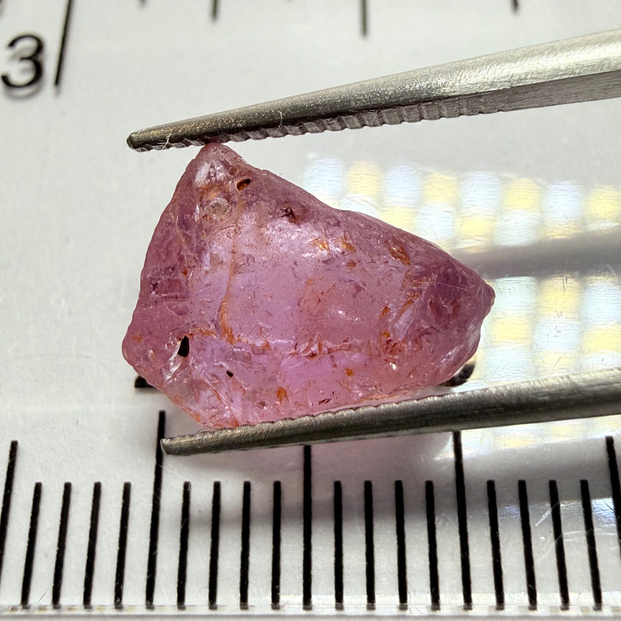 Umba Sapphire, 4.24ct, Umba Valley, Tanzania, Untreated Unheated. Moderately included. See backlit video for inclusions.