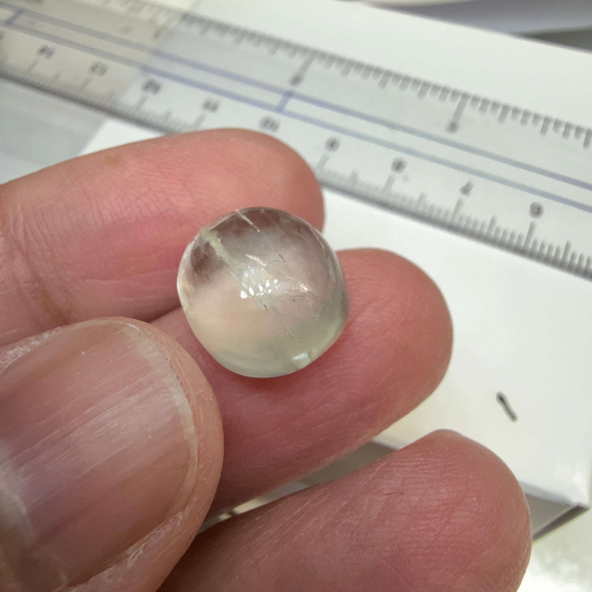 Aquamarine Cabochon, 10.40ct, Zambia, Unheated Untreated
