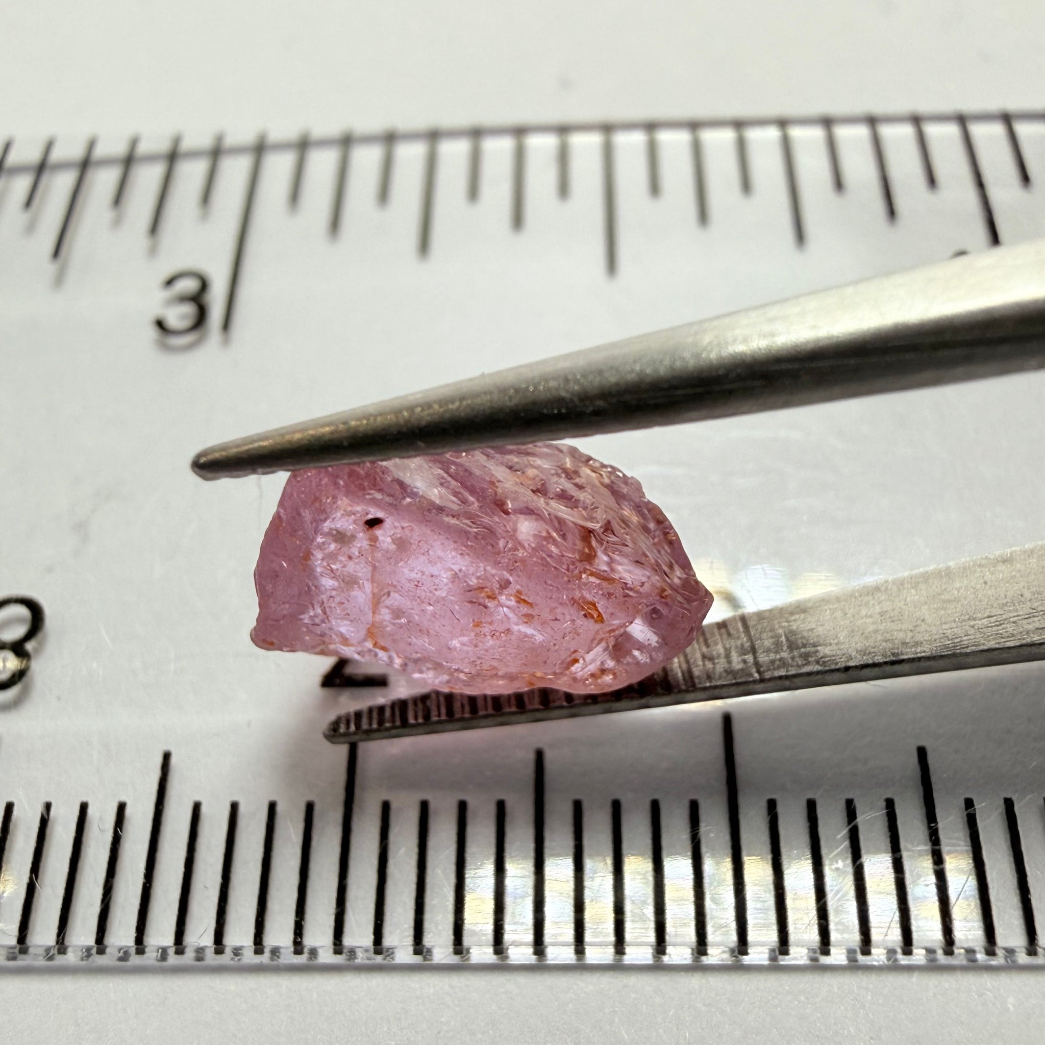 Umba Sapphire, 4.24ct, Umba Valley, Tanzania, Untreated Unheated. Moderately included. See backlit video for inclusions.
