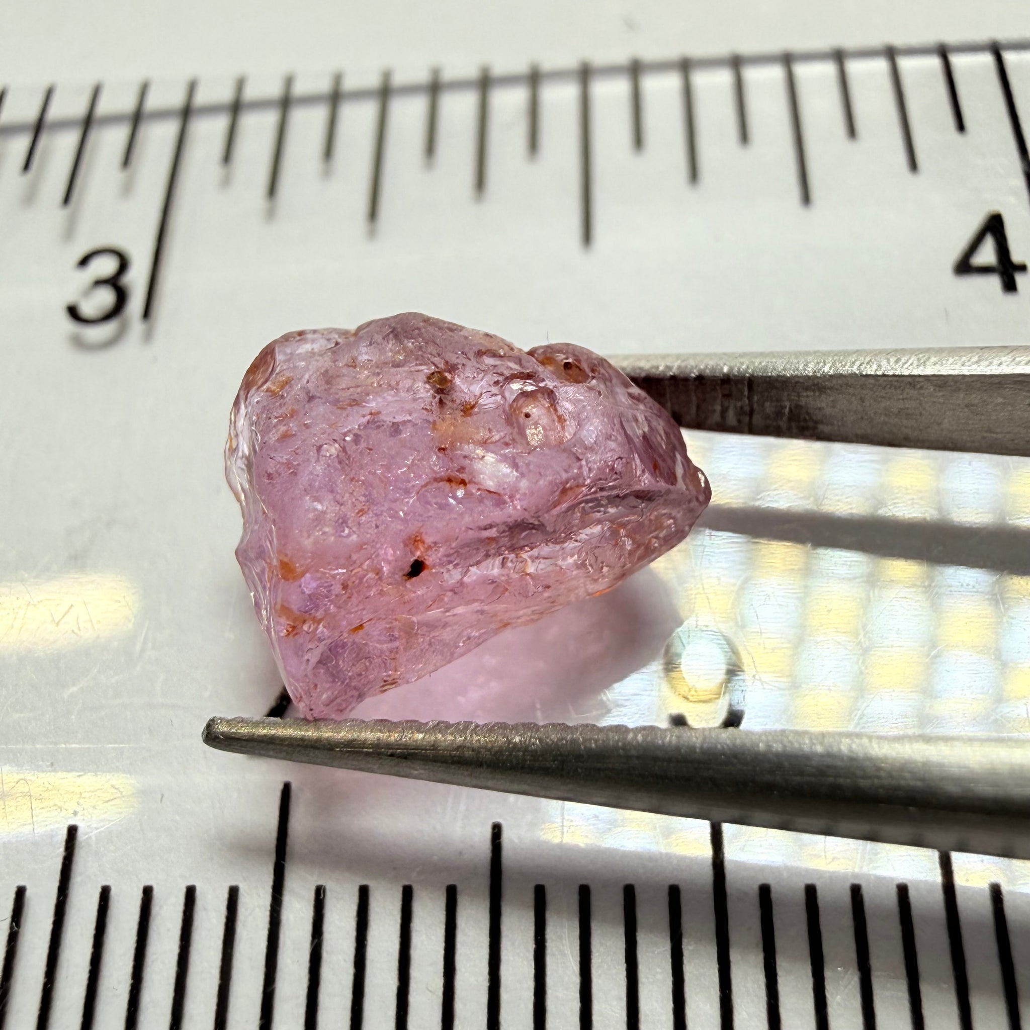 Umba Sapphire, 4.24ct, Umba Valley, Tanzania, Untreated Unheated. Moderately included. See backlit video for inclusions.