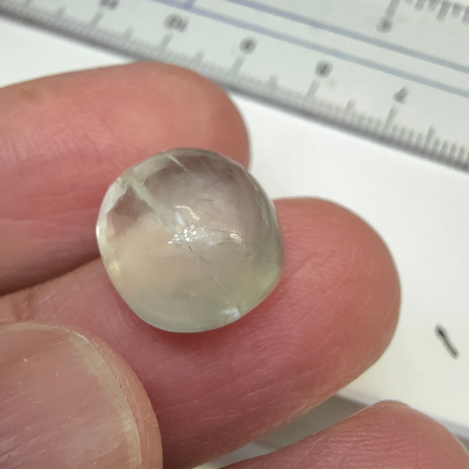 Aquamarine Cabochon, 10.40ct, Zambia, Unheated Untreated
