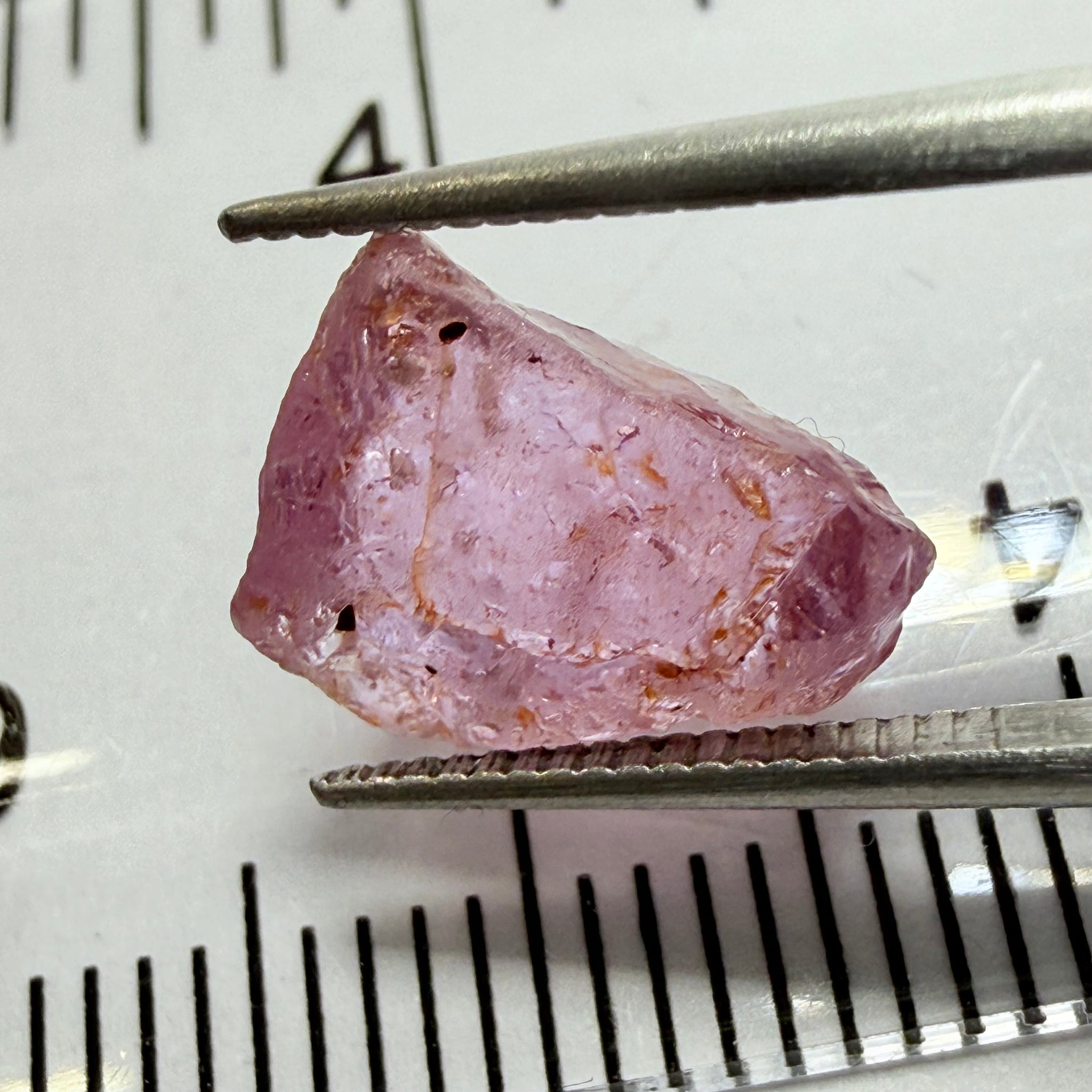 Umba Sapphire, 4.24ct, Umba Valley, Tanzania, Untreated Unheated. Moderately included. See backlit video for inclusions.