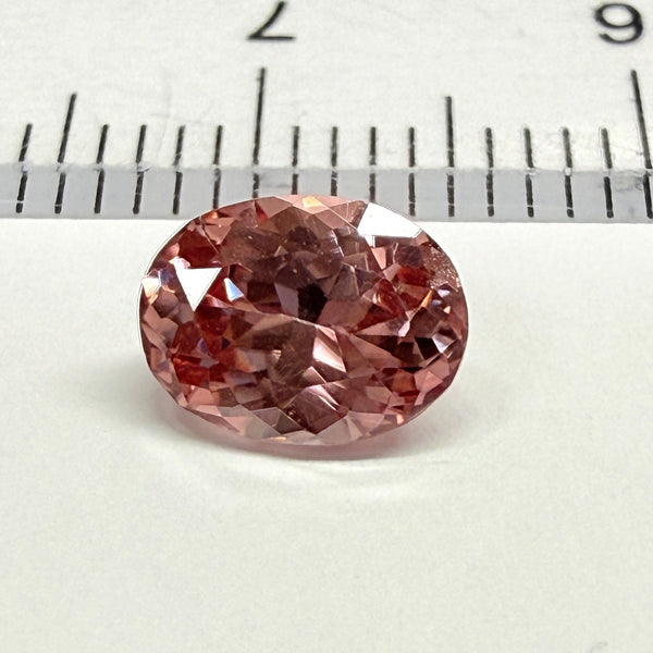 Pink Tourmaline 1.33ct, Congo, Unheated Untreated.